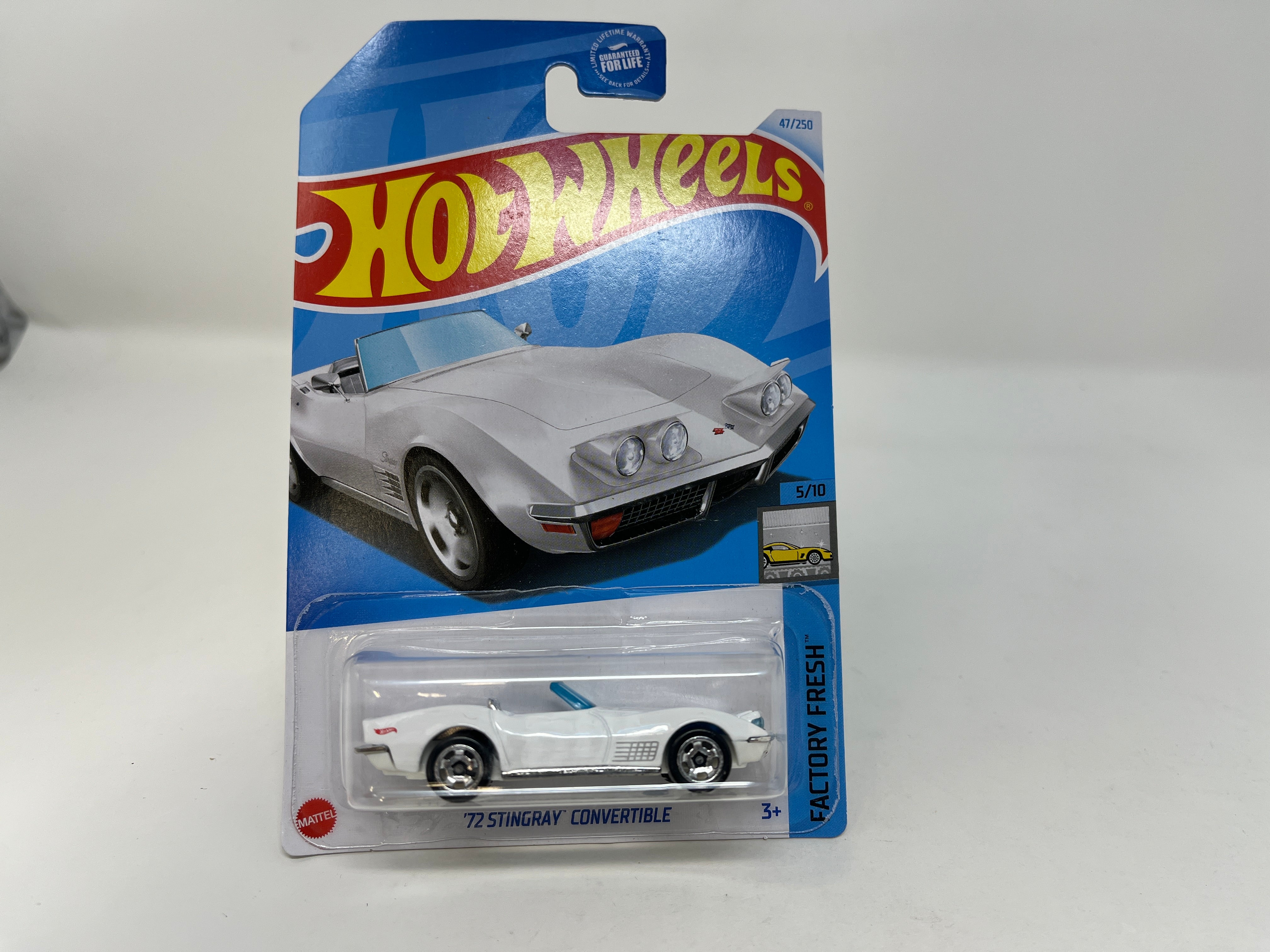 '72 Stingray Convertible #47 * White * 2024 Hot Wheels、mySite、hgirdovlk