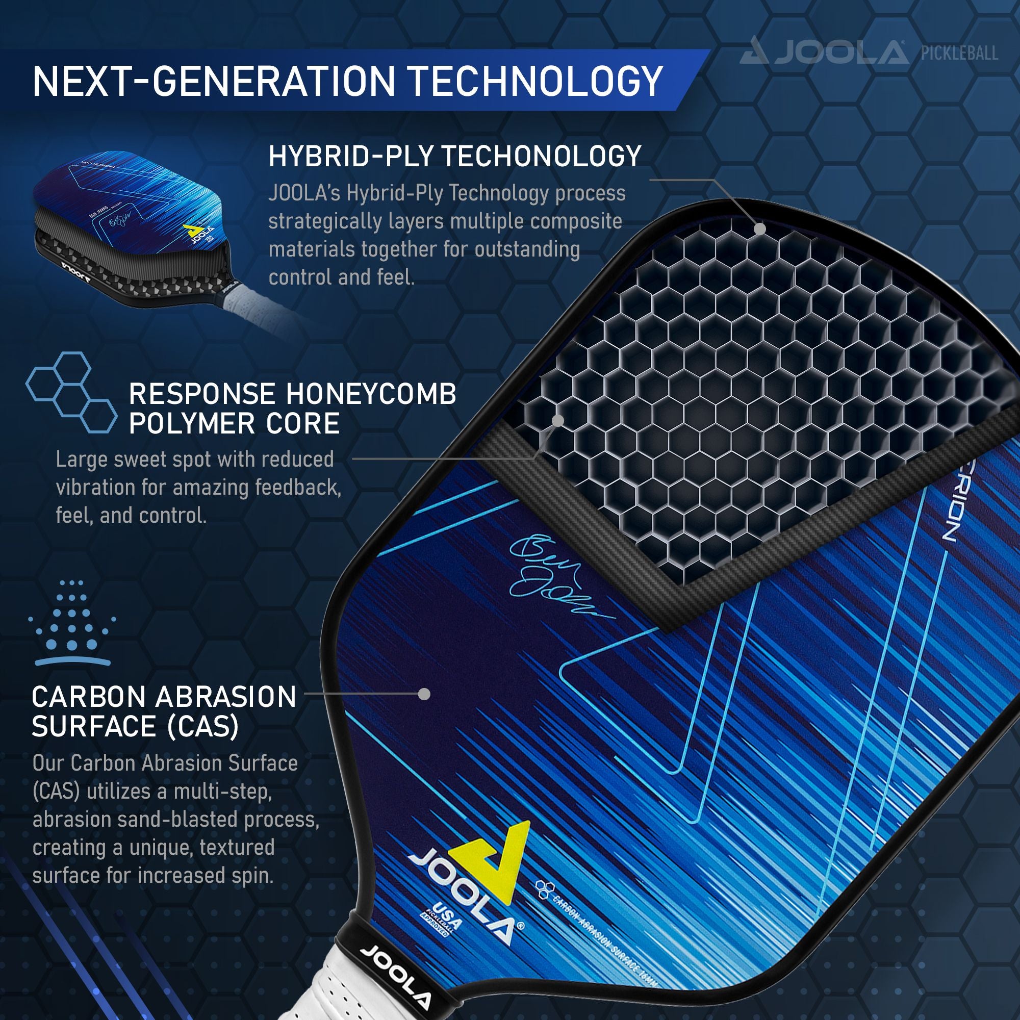 JOOLA Ben Johns Hyperion CAS