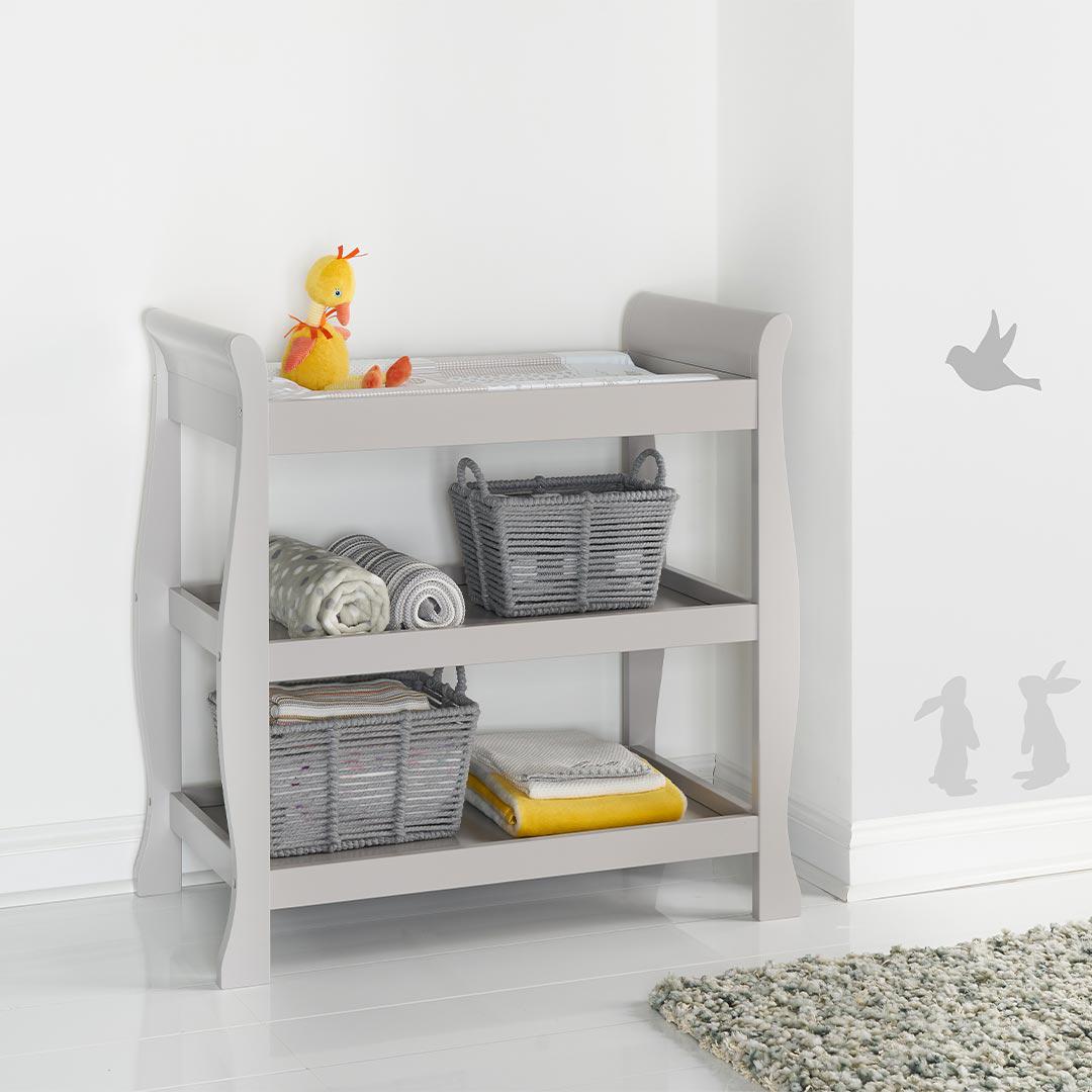  Obaby Stamford Open Changing Unit - Warm Grey、mySite、merchandisen
