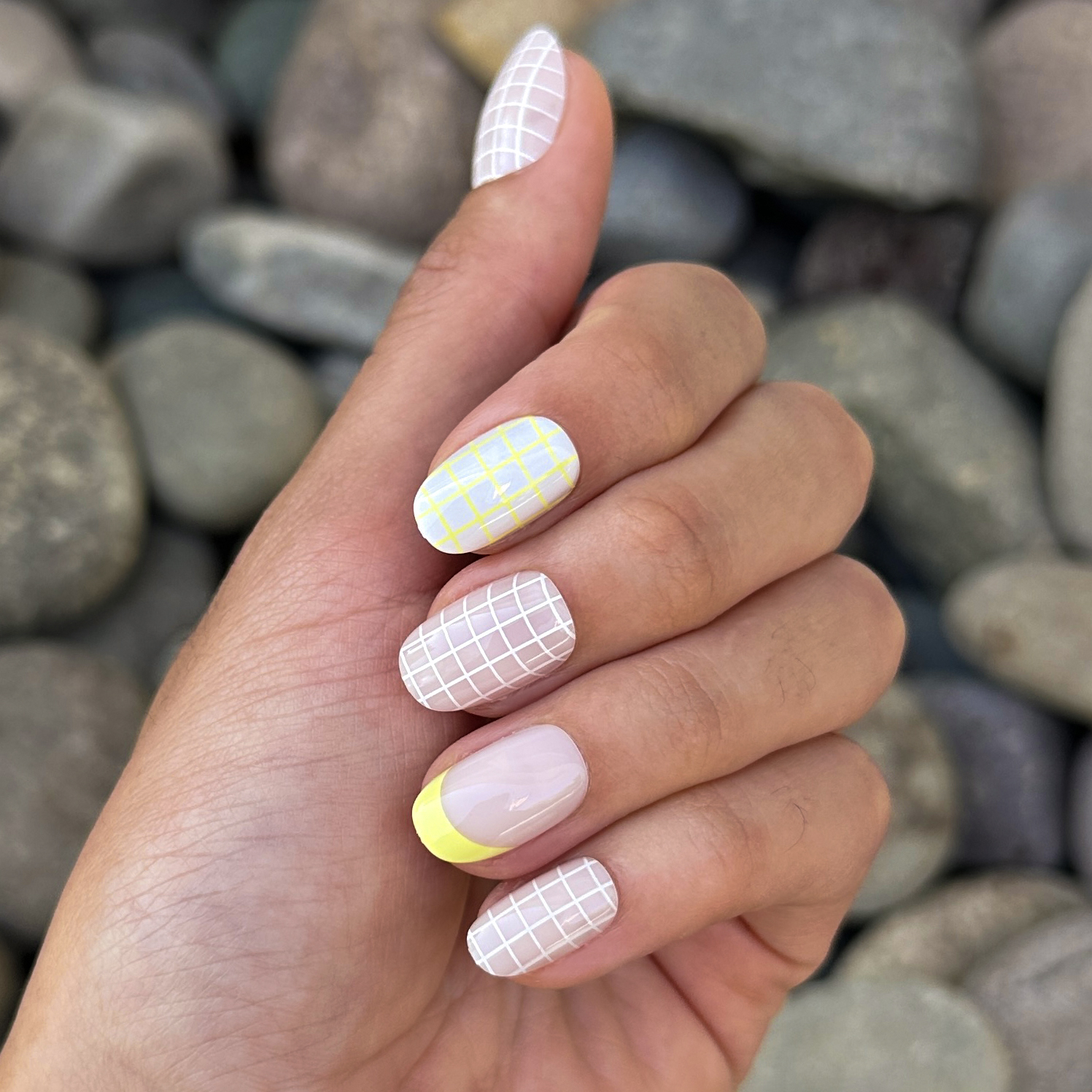 Tennis Vibes Mixed Pack - Press-On | Short | Round、mySite、solidvoid