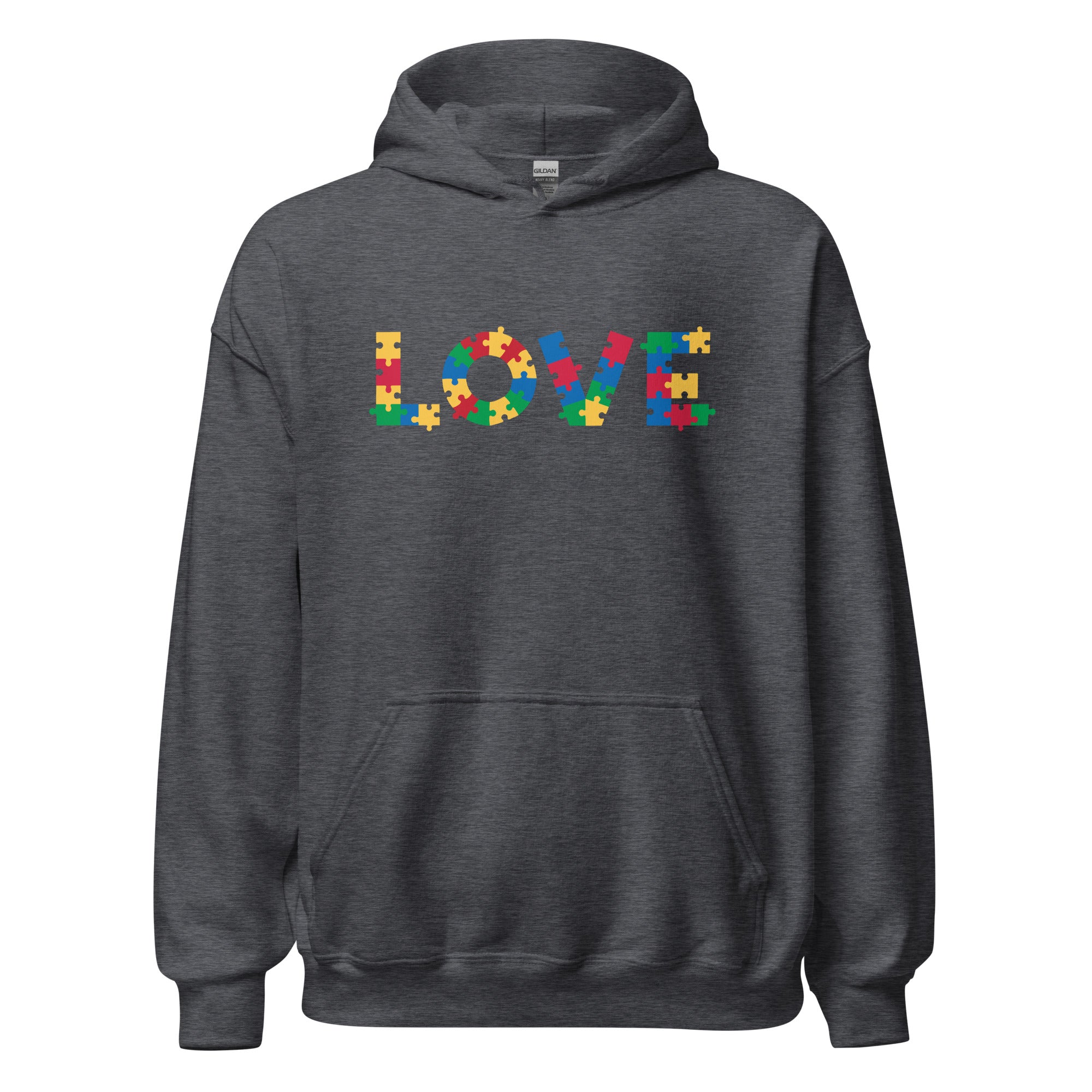 Autism Acceptance & Love Puzzle Hoodie、mySite、camillekostekn