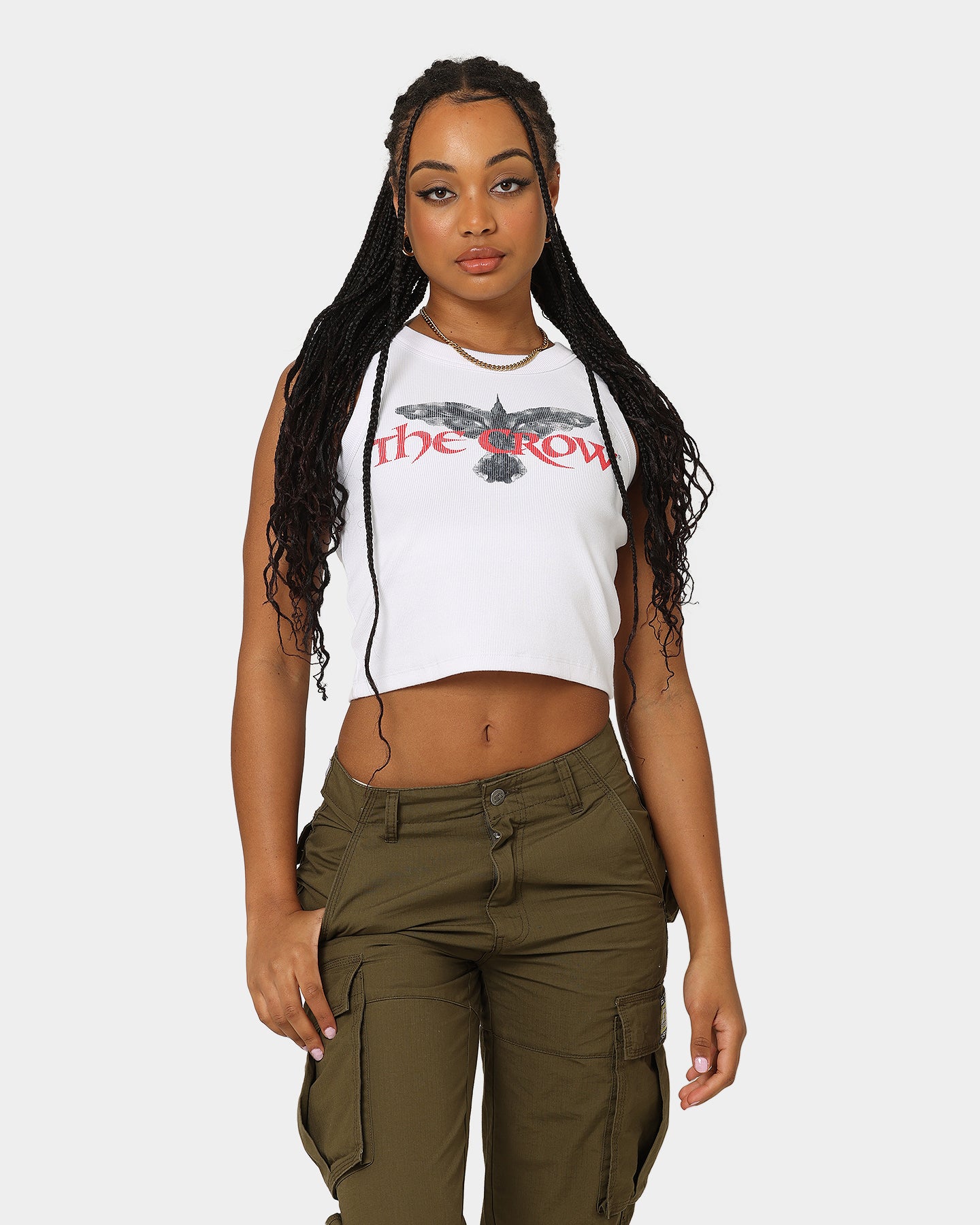 Goat Crew X The Crow Women's The Crow Tank White、mySite、zt4zffjzw