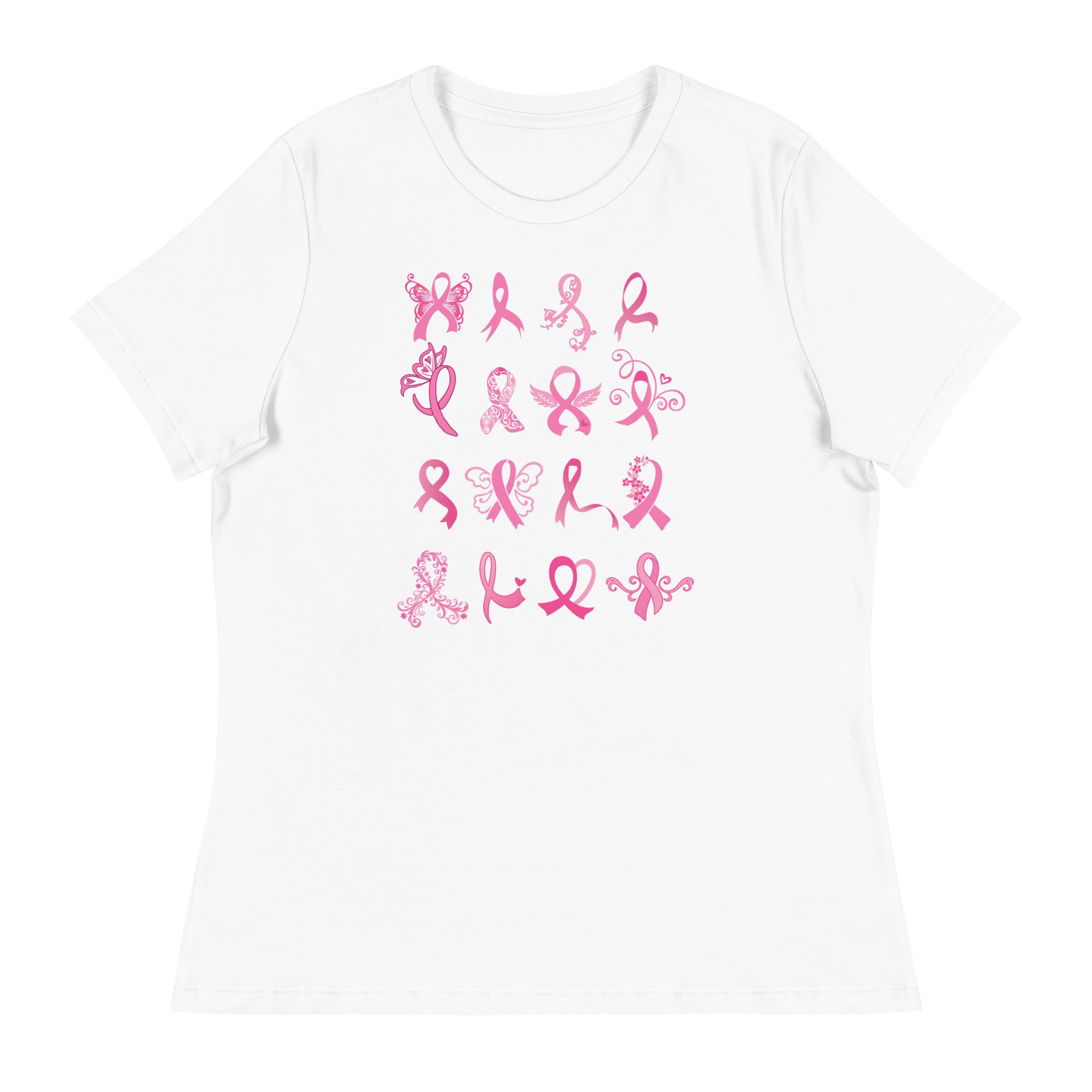 Rows of Ribbons Women's Relaxed T-Shirt、mySite、camillekostekn