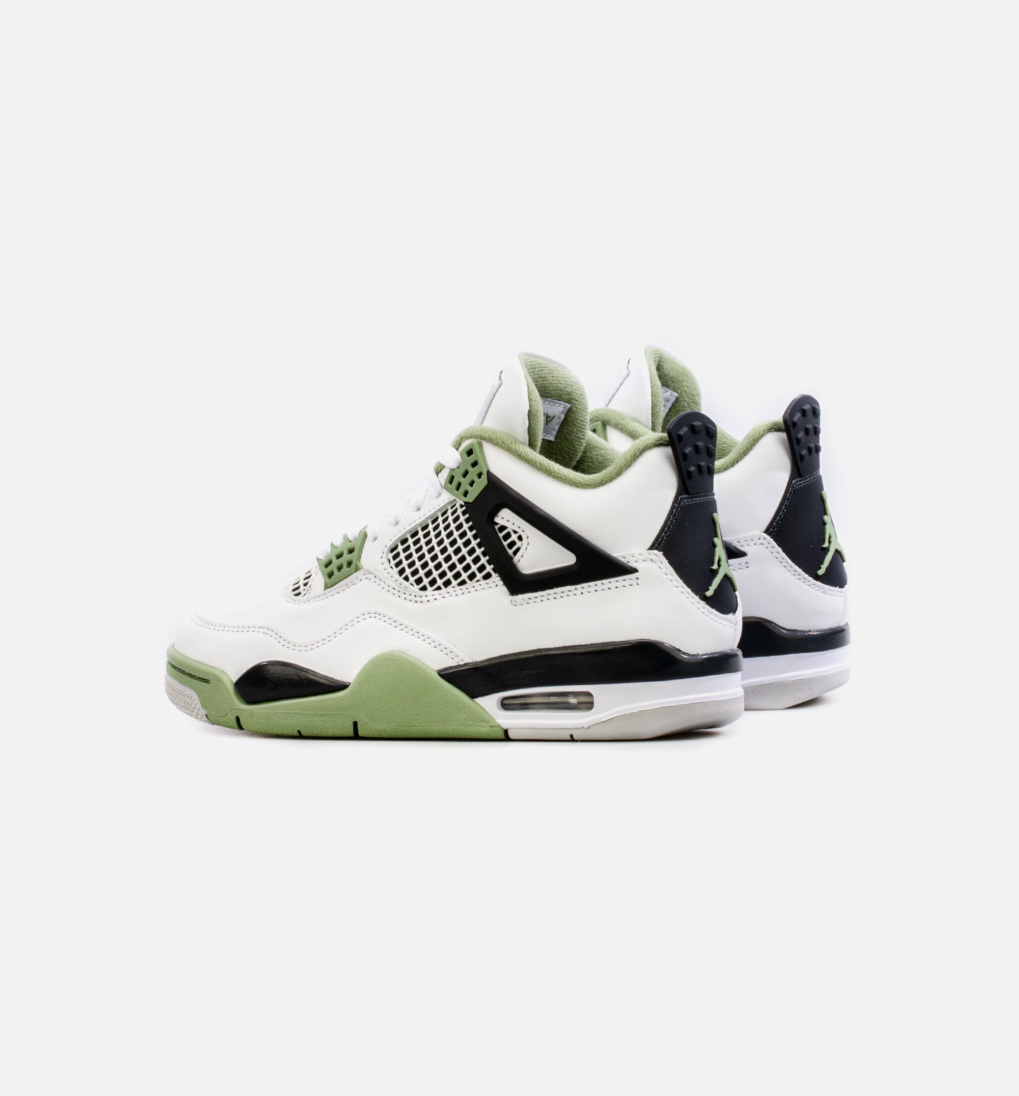 Air Jordan 4 Retro Oil Green Womens Lifestyle Shoe - White/Green Limit One Per Customer、mySite、dreamappss