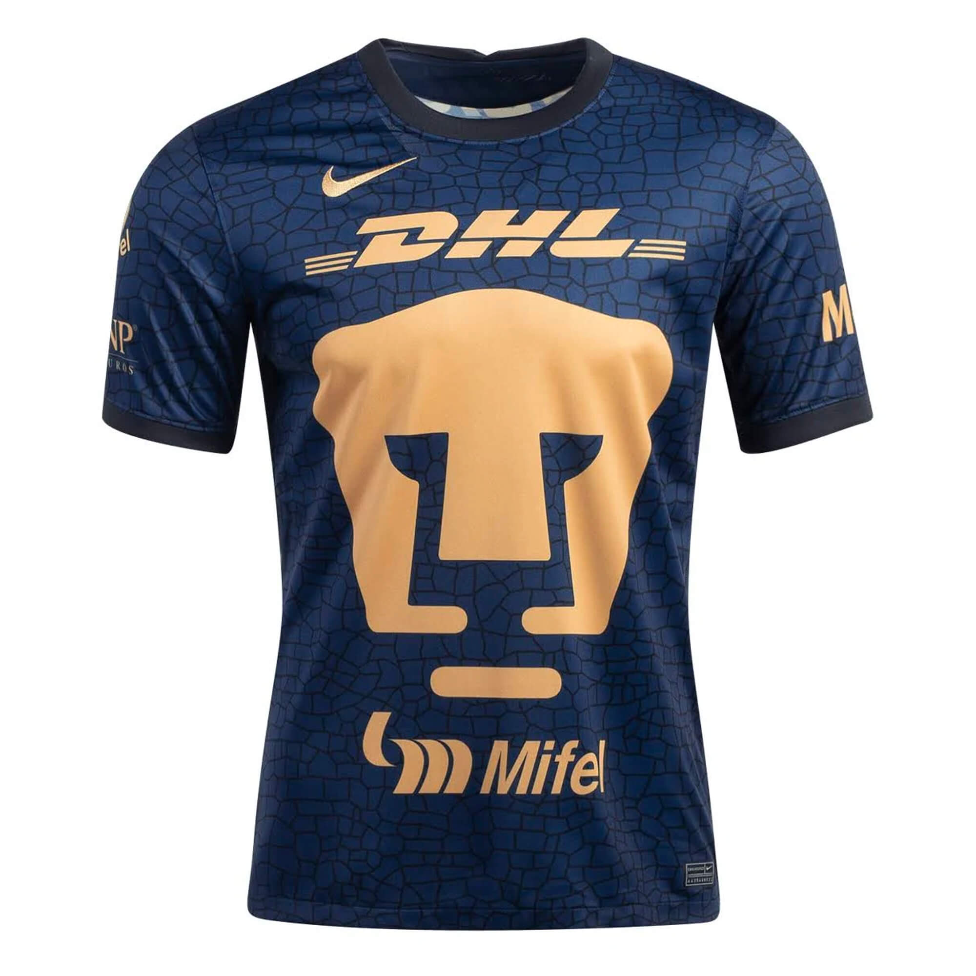 Nike Men's Pumas UNAM 2021/22 Away Jersey Obsidian/White、mySite、noshort