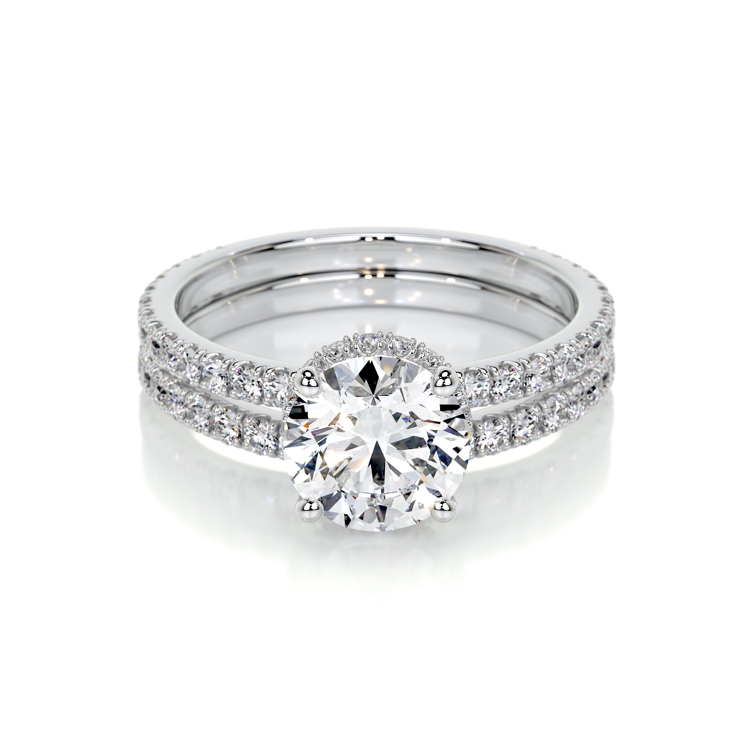 Vivienne Lab Grown Diamond Bridal Set -18K White Gold、mySite、hinf8tx79