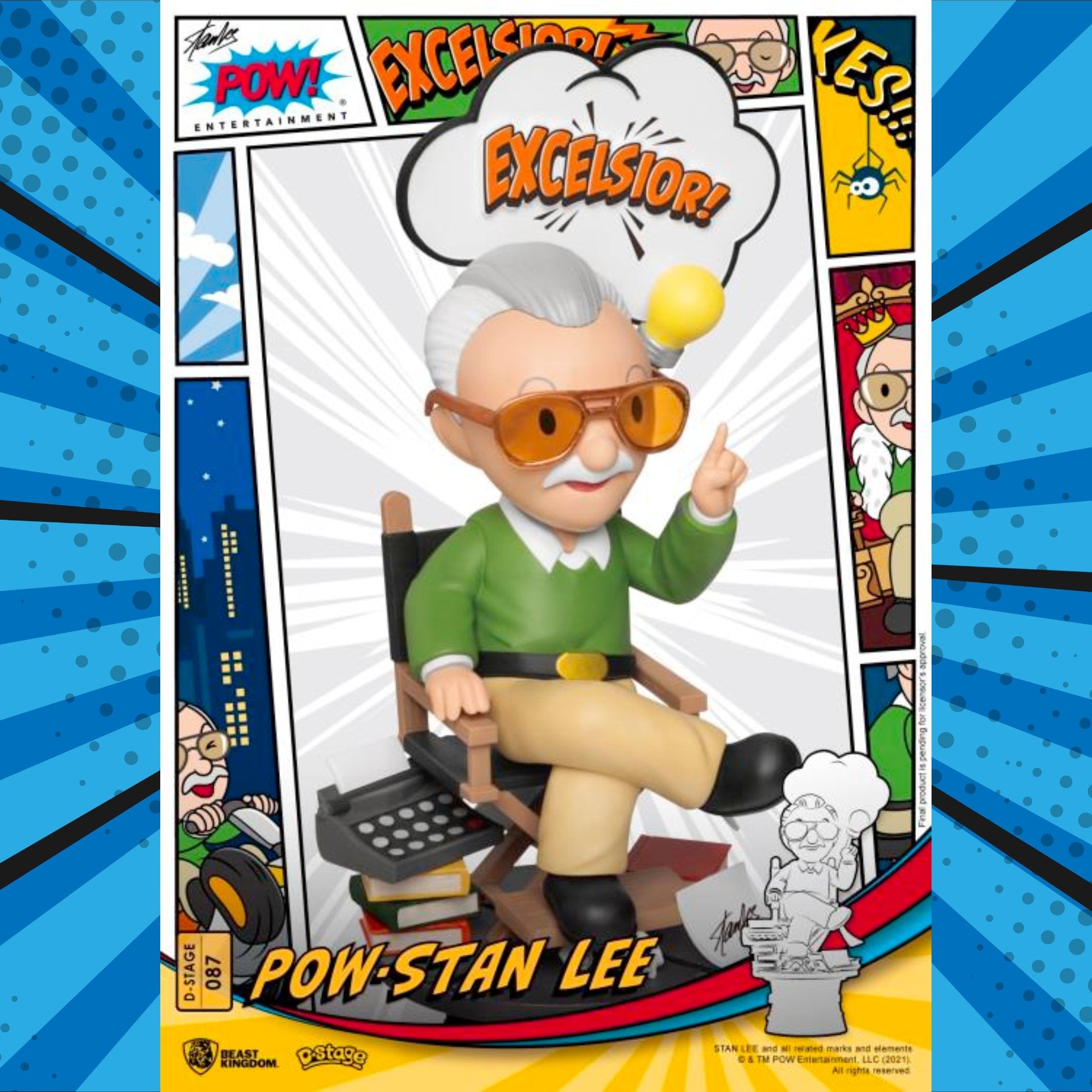 Stan Lee D-Stage DS-087 Stan Lee (POW) Statue、mySite、hgirdovlk