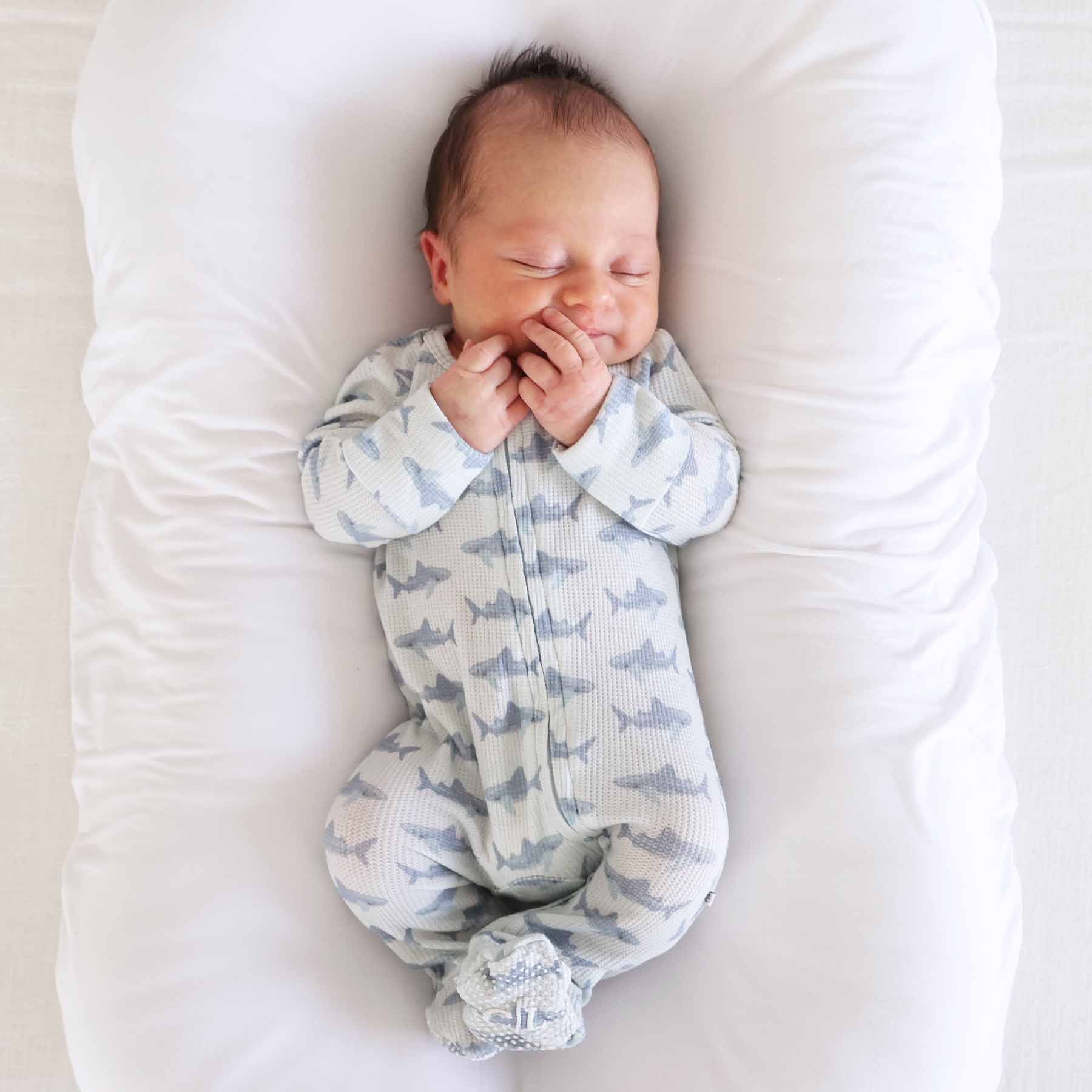  Fins Up Bamboo Waffle Zipper Footie、mySite、layawaytickets