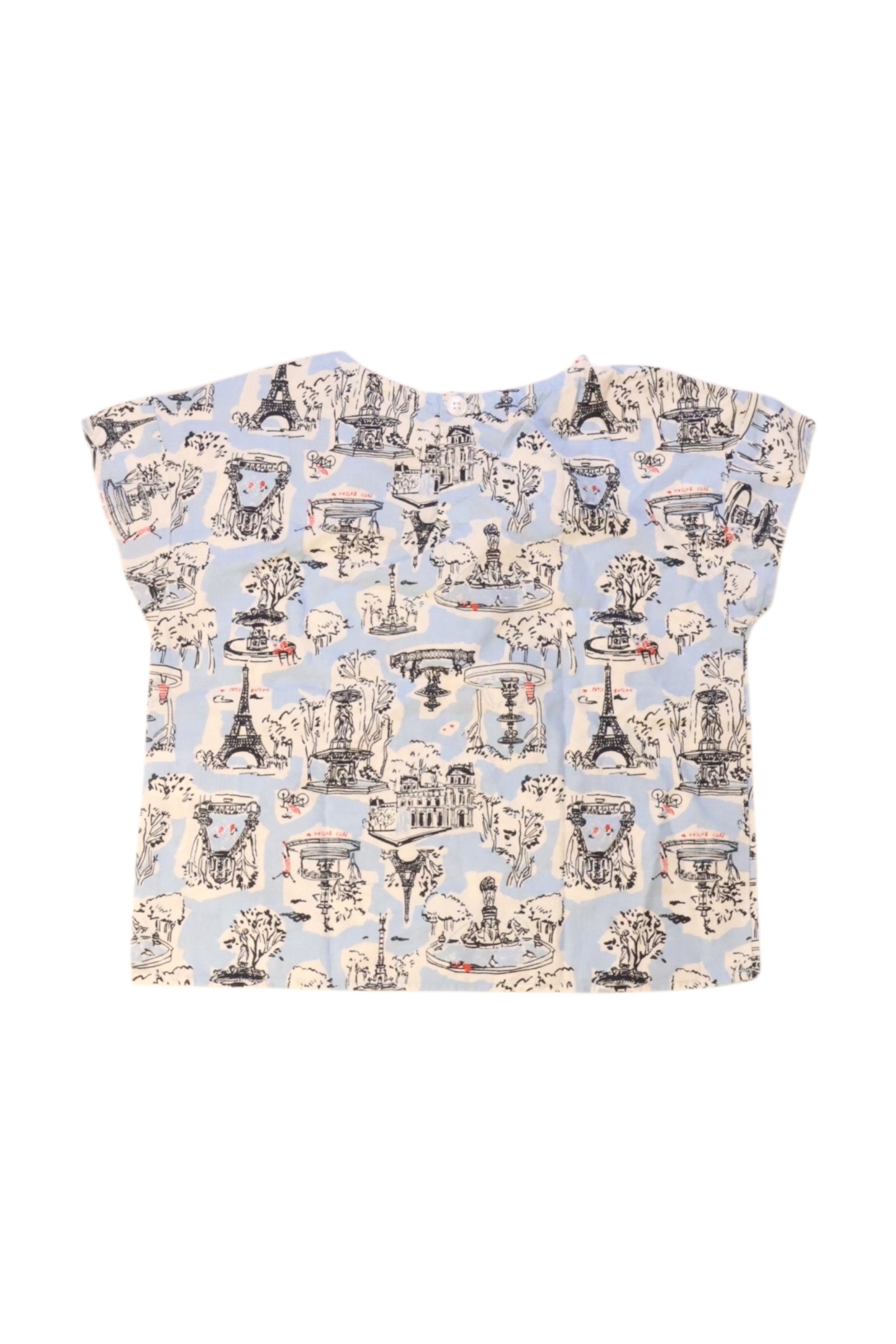 Petit Bateau Graphic Short Sleeve Top - Size 3T、mySite、g9winljtr