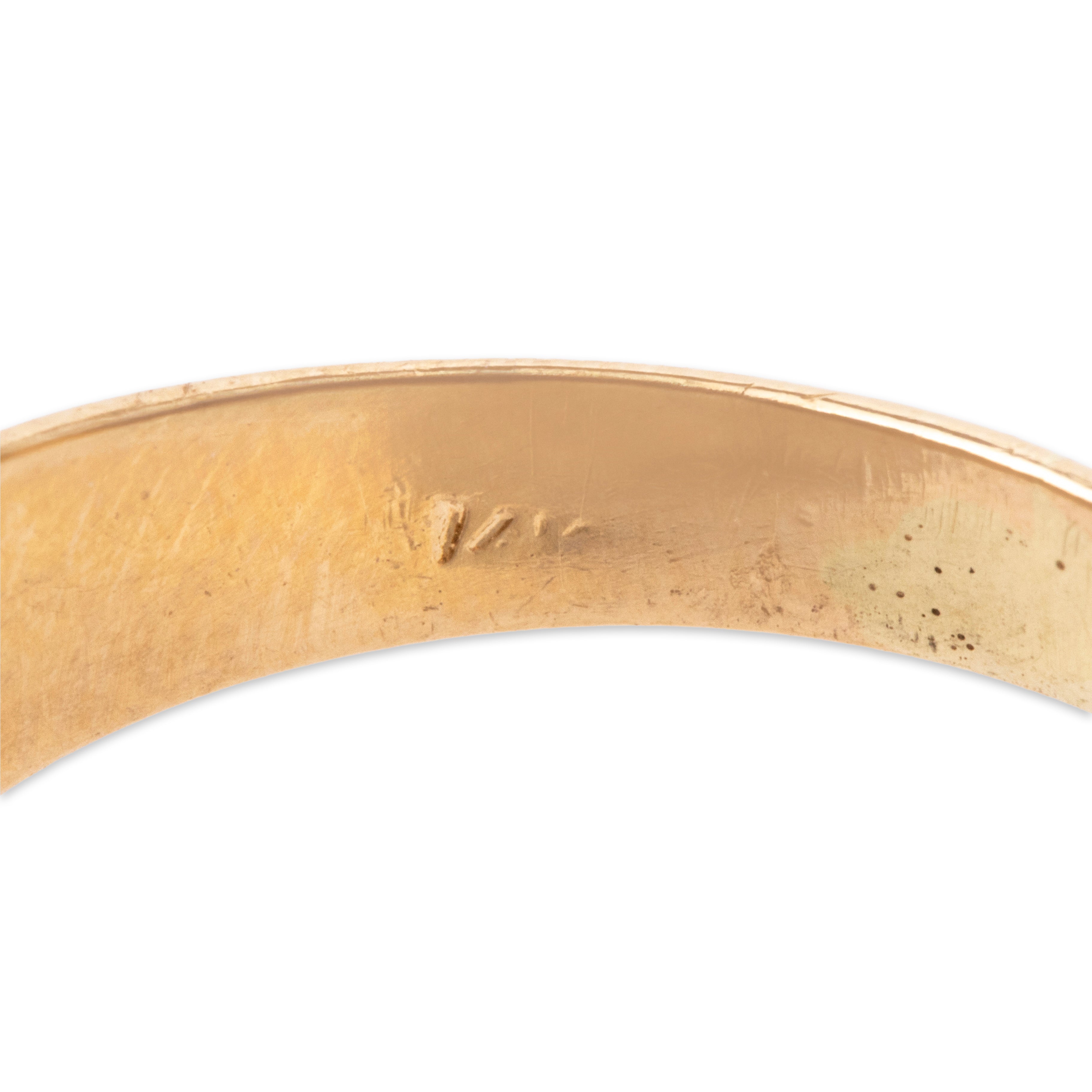 Vintage 14k Yellow Gold .342cttw Diamond SD Openwork Signet Ring 5.75、mySite、hinf8tx79