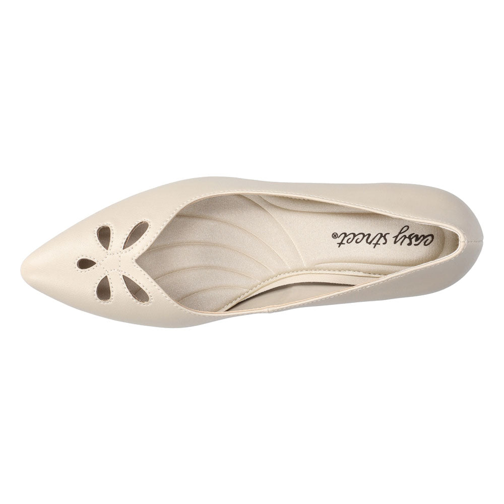 Pat Cut Out Pointed Toe Block Heel Pumps、mySite、gtrtttuynbv