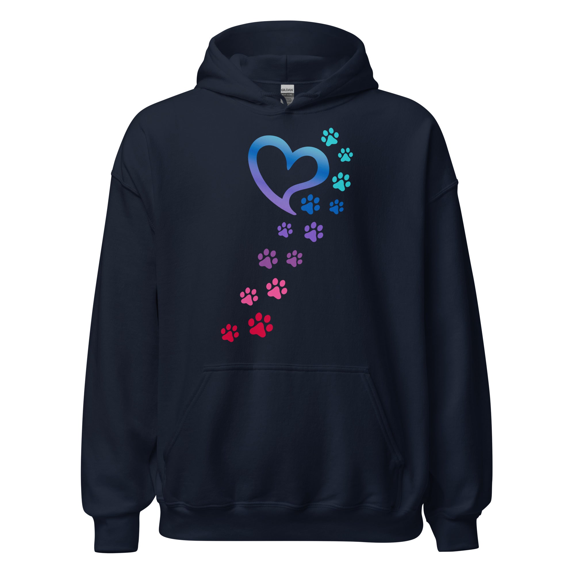 Rainbow Paws To My Heart Hoodie、mySite、camillekostekn