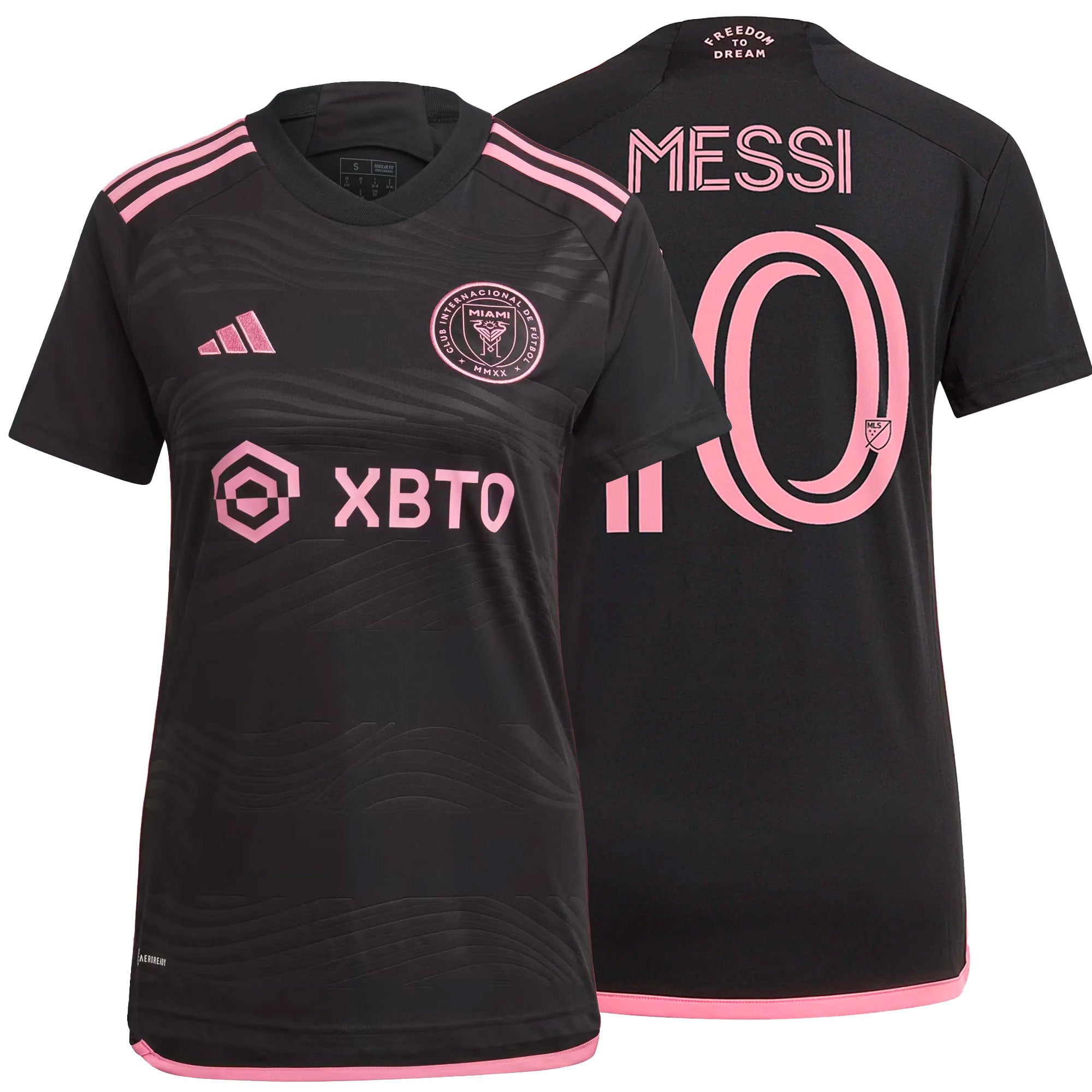 adidas Women's Inter Miami 2023/24 Away Jersey w/ Messi #10 Printing、mySite、bottomscart
