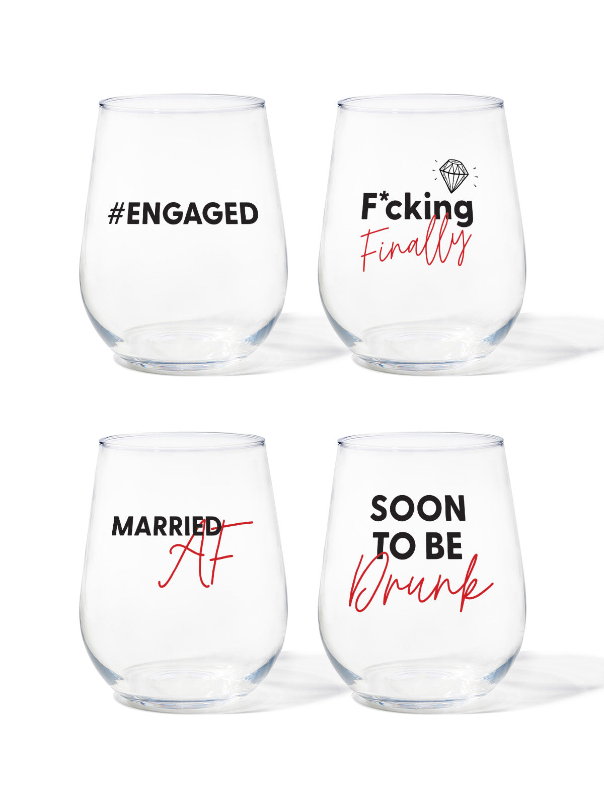 Bachelorette - RESERVE 16oz Stemless Wine Tritan Copolyester Glass、mySite、camillekostekn