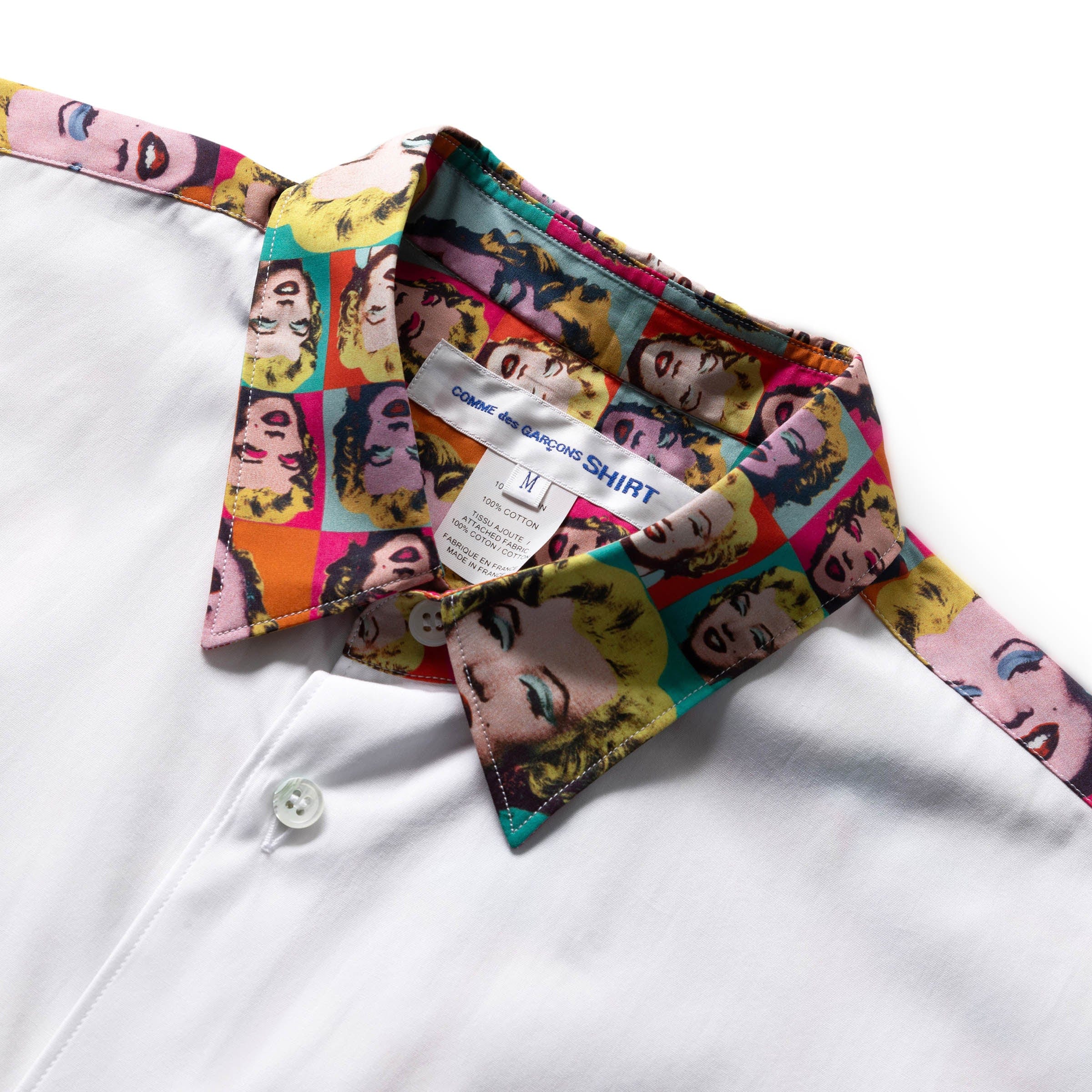 X ANDY WARHOL MARILYN MONROE GRAPHIC PRINT SHIRT、mySite、zt4zffjzw
