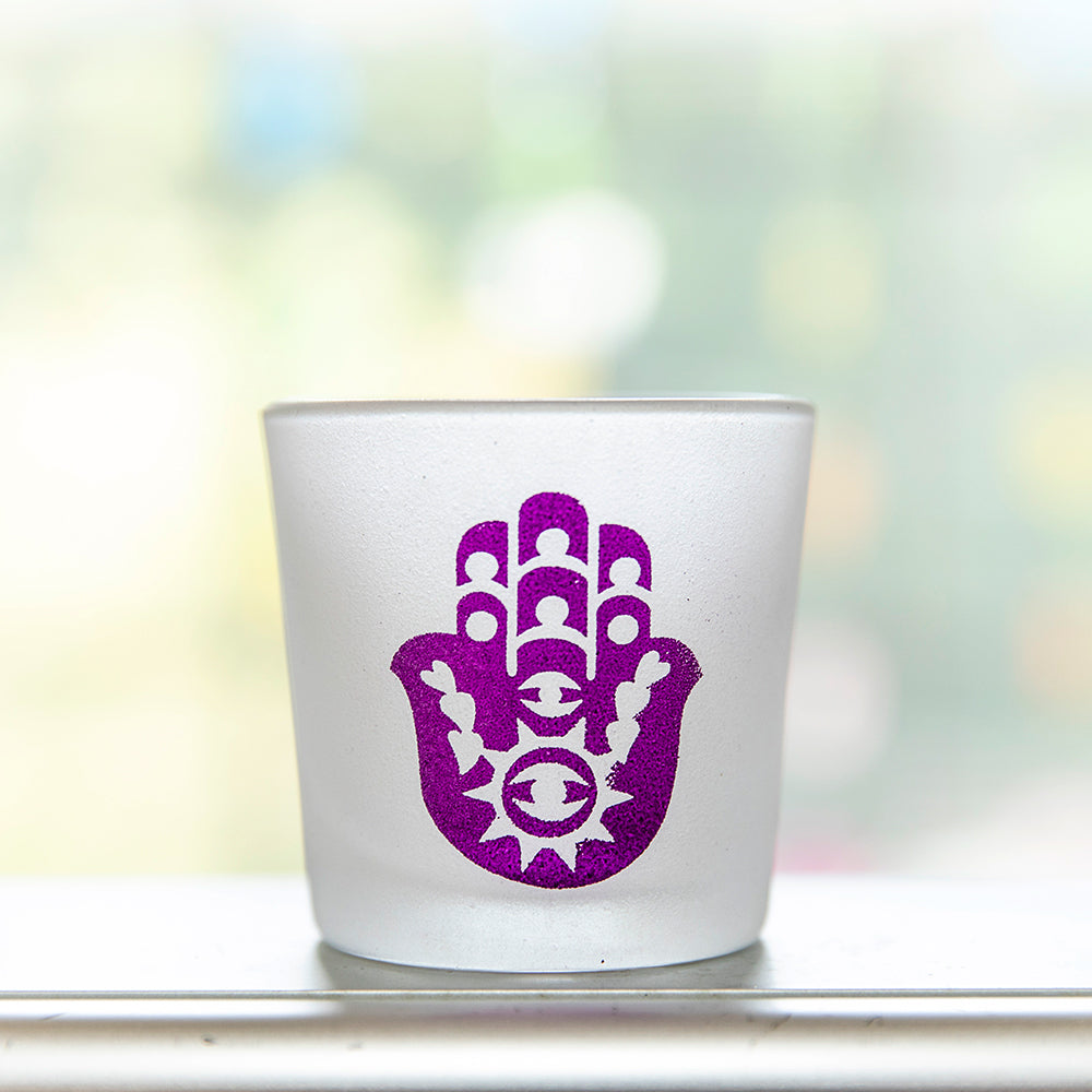 Frosted Glass Votive Candle Holder、mySite、topwebapps