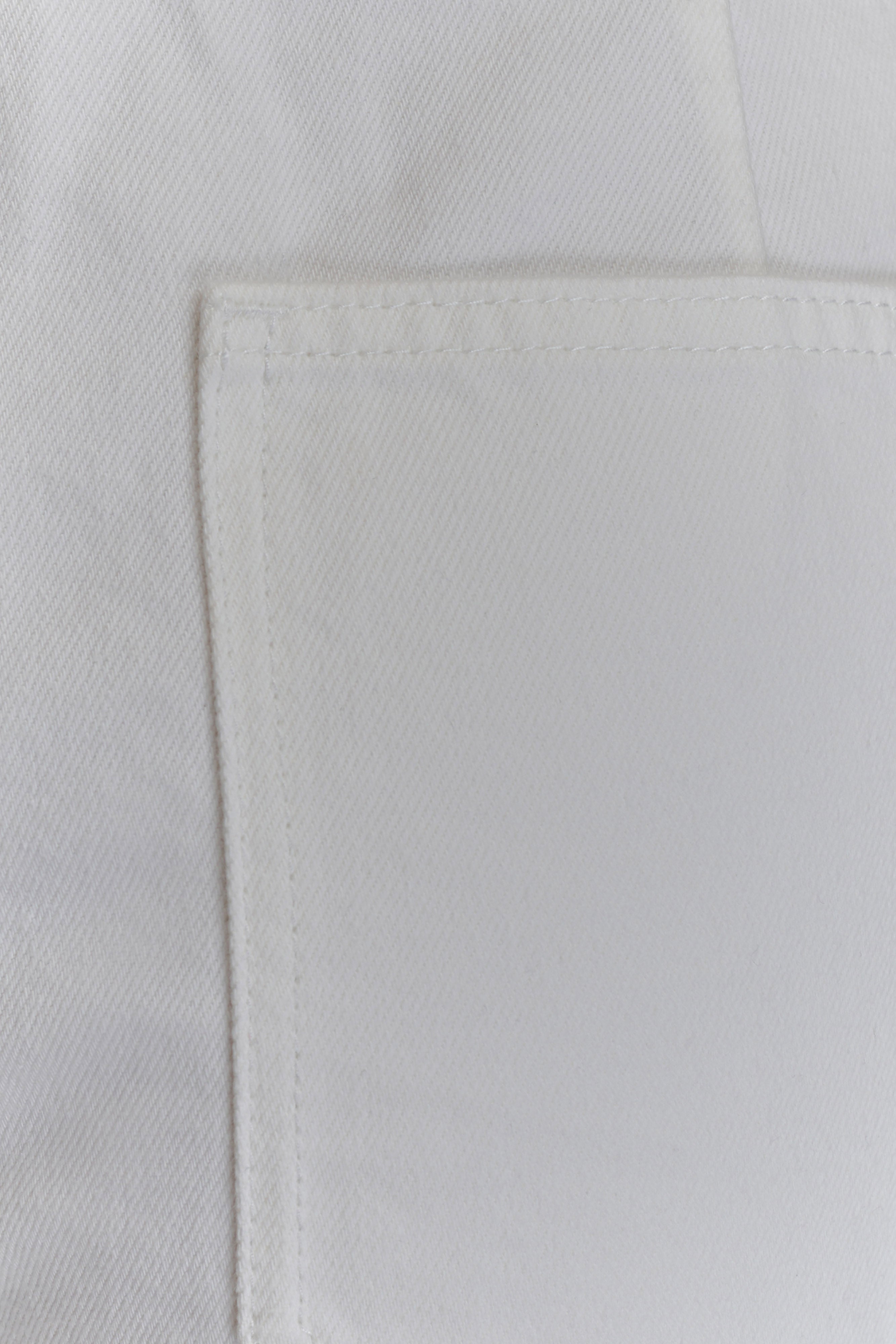 Caitlin Mid Rise Denim Flare Jeans - White、mySite、solidvoid