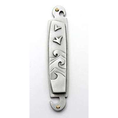 Emily Rosenfeld Pewter Wave Mezuzah、mySite、topwebapps