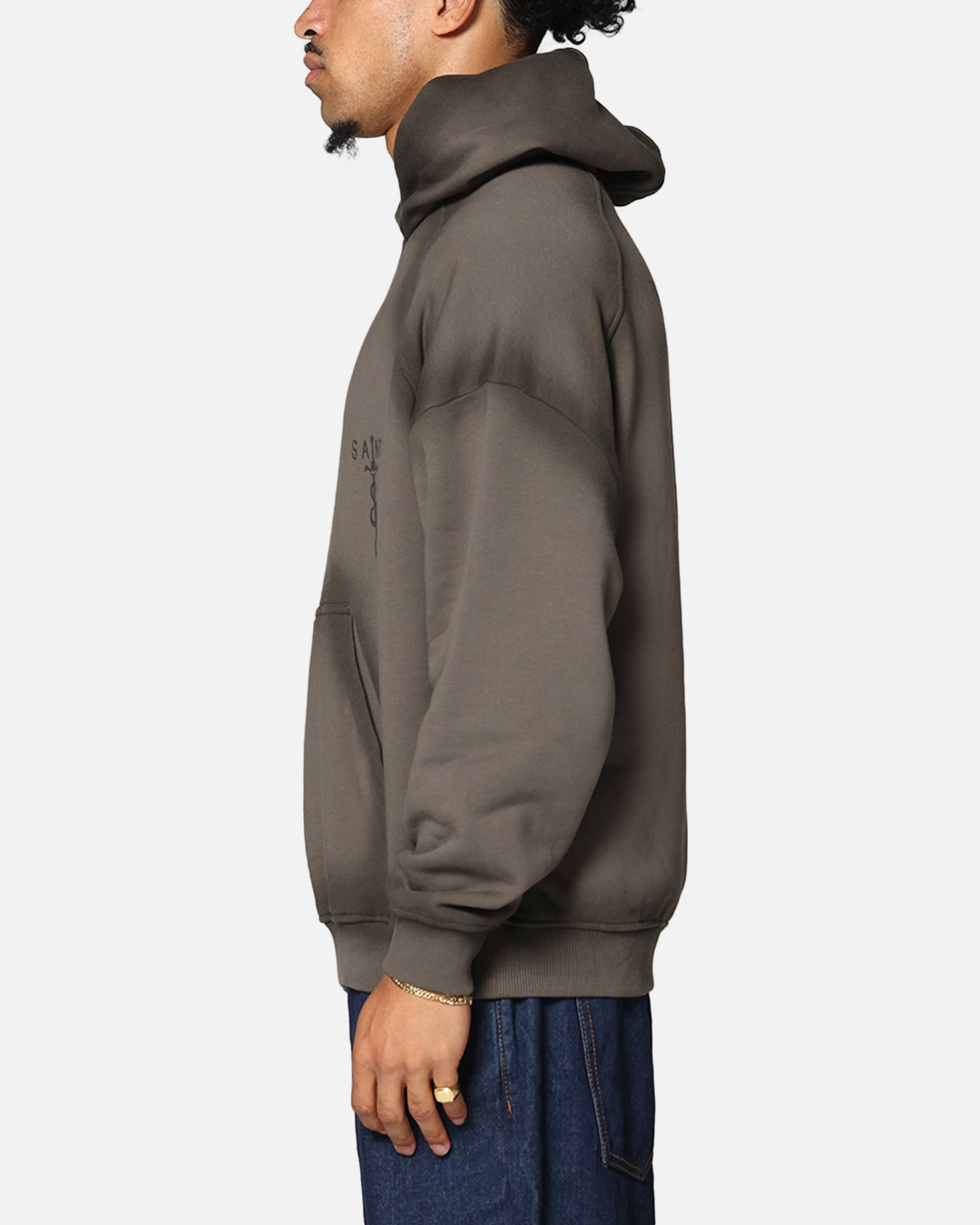 Saint Morta Daggers Premium Hoodie Contrast Brown、mySite、zt4zffjzw