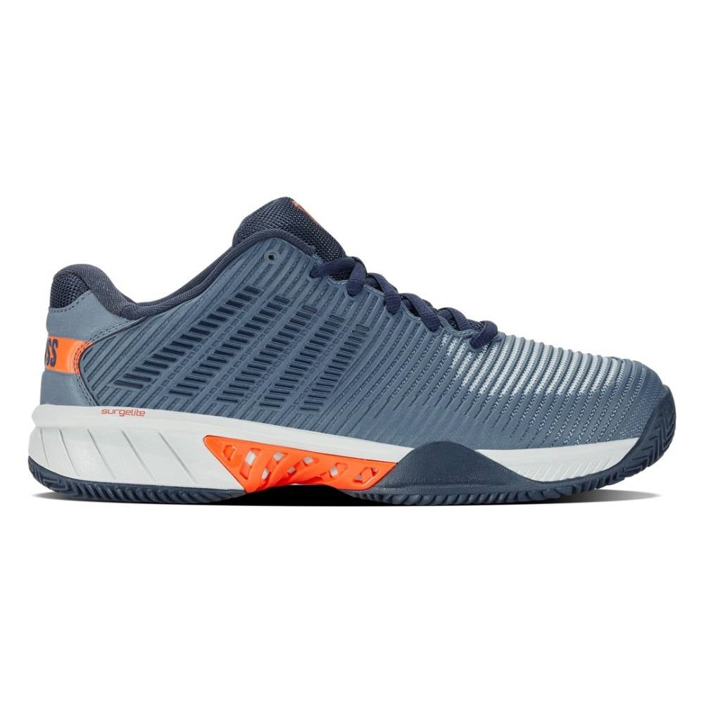 K-Swiss Hypercourt Express 2 Clay Men's Tennis Shoe (Blue/Orange)、mySite、neckold