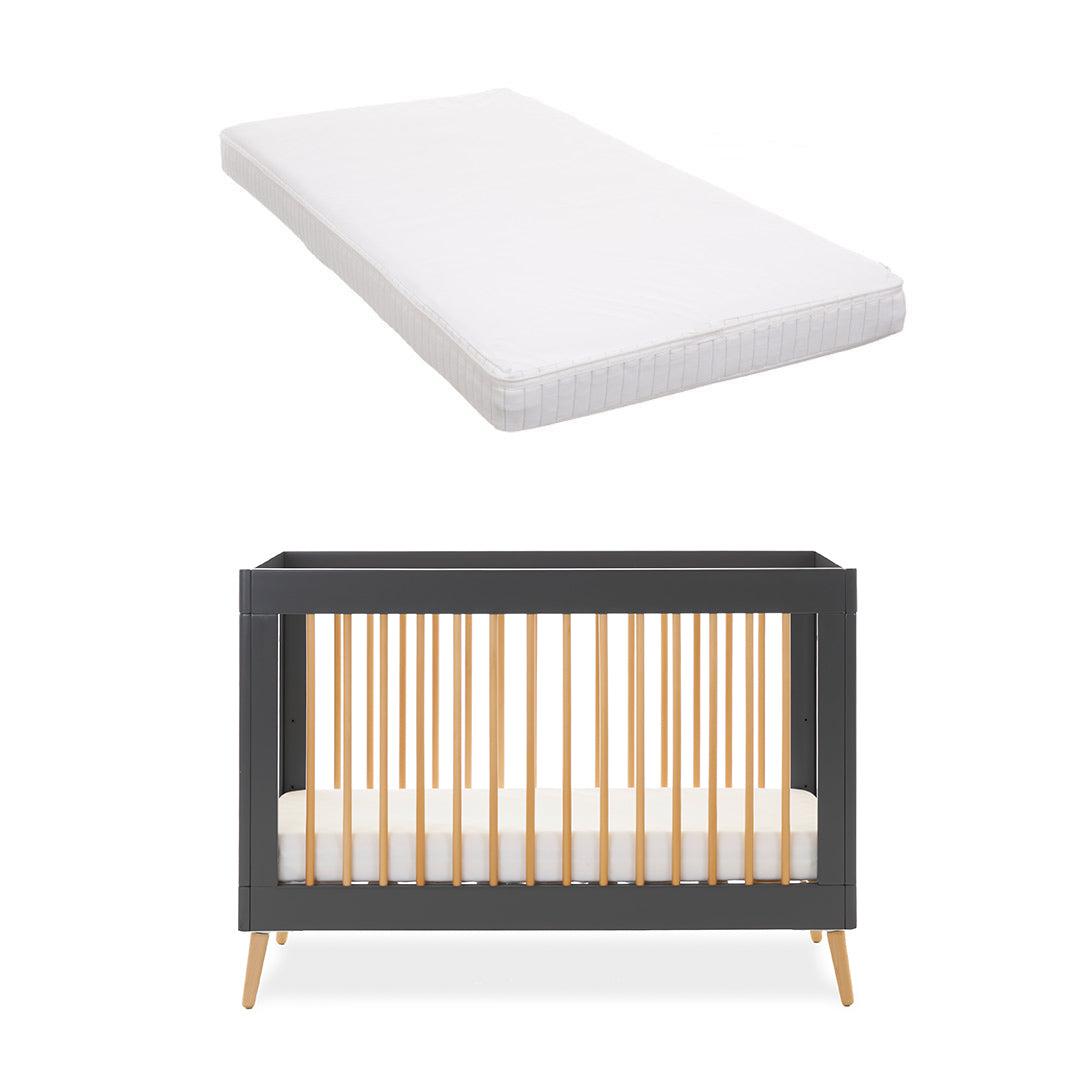  Obaby Maya Mini Cot Bed - Slate/Natural、mySite、merchandisen