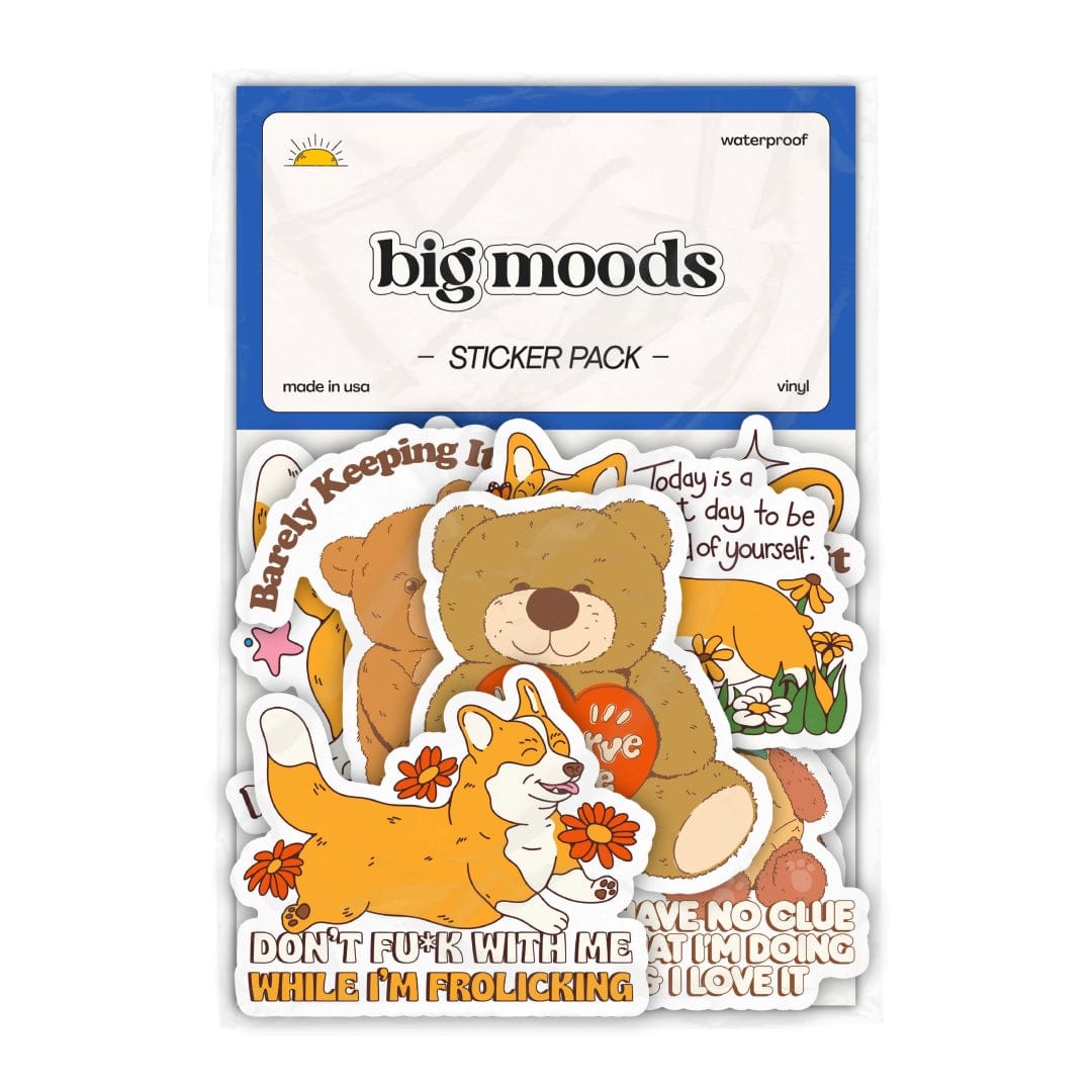  Corgi and Bear Sticker 8 Pack、mySite、ghnorth