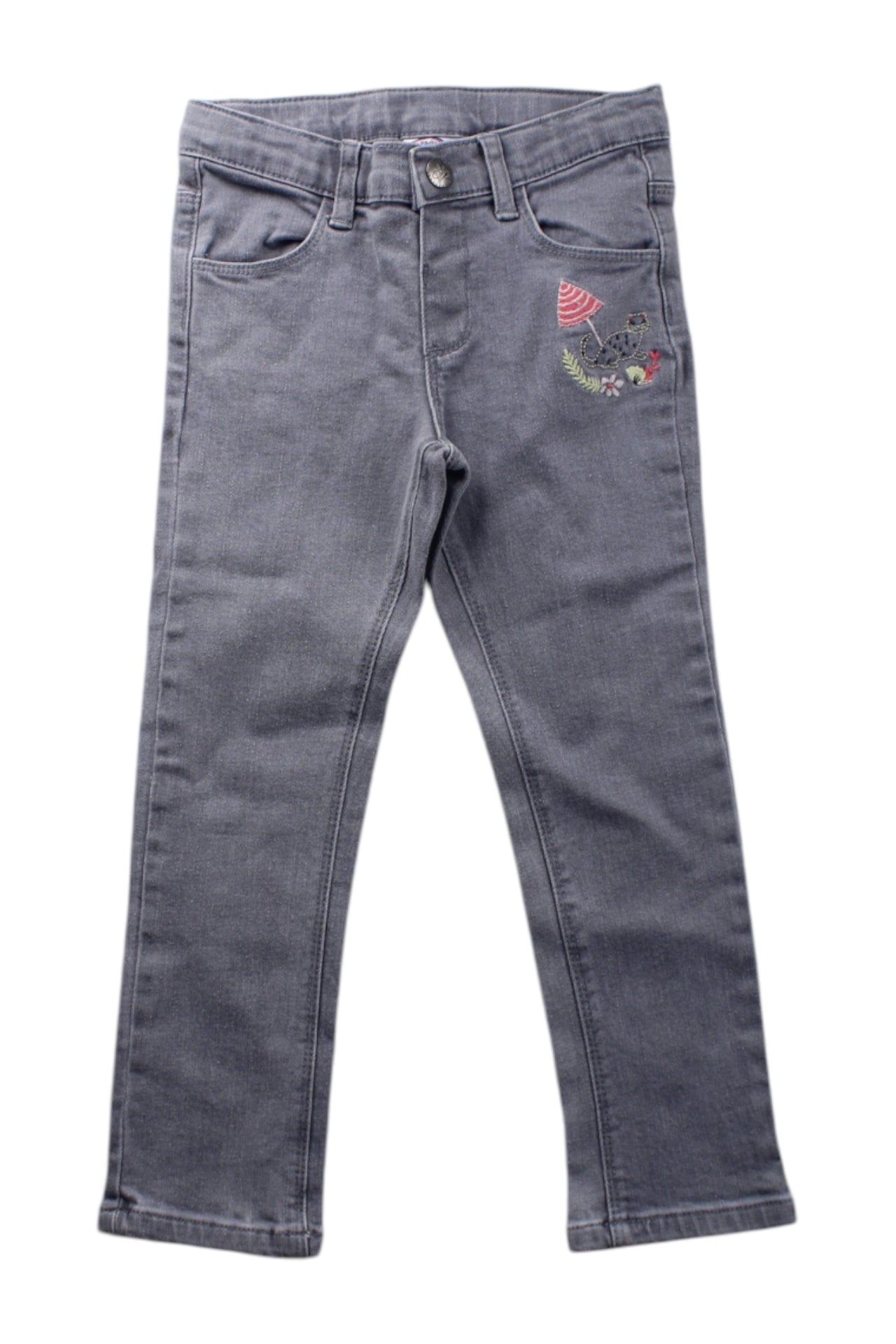 La Compagnie Des Petits Embroidered Jeans 3T、mySite、g9winljtr