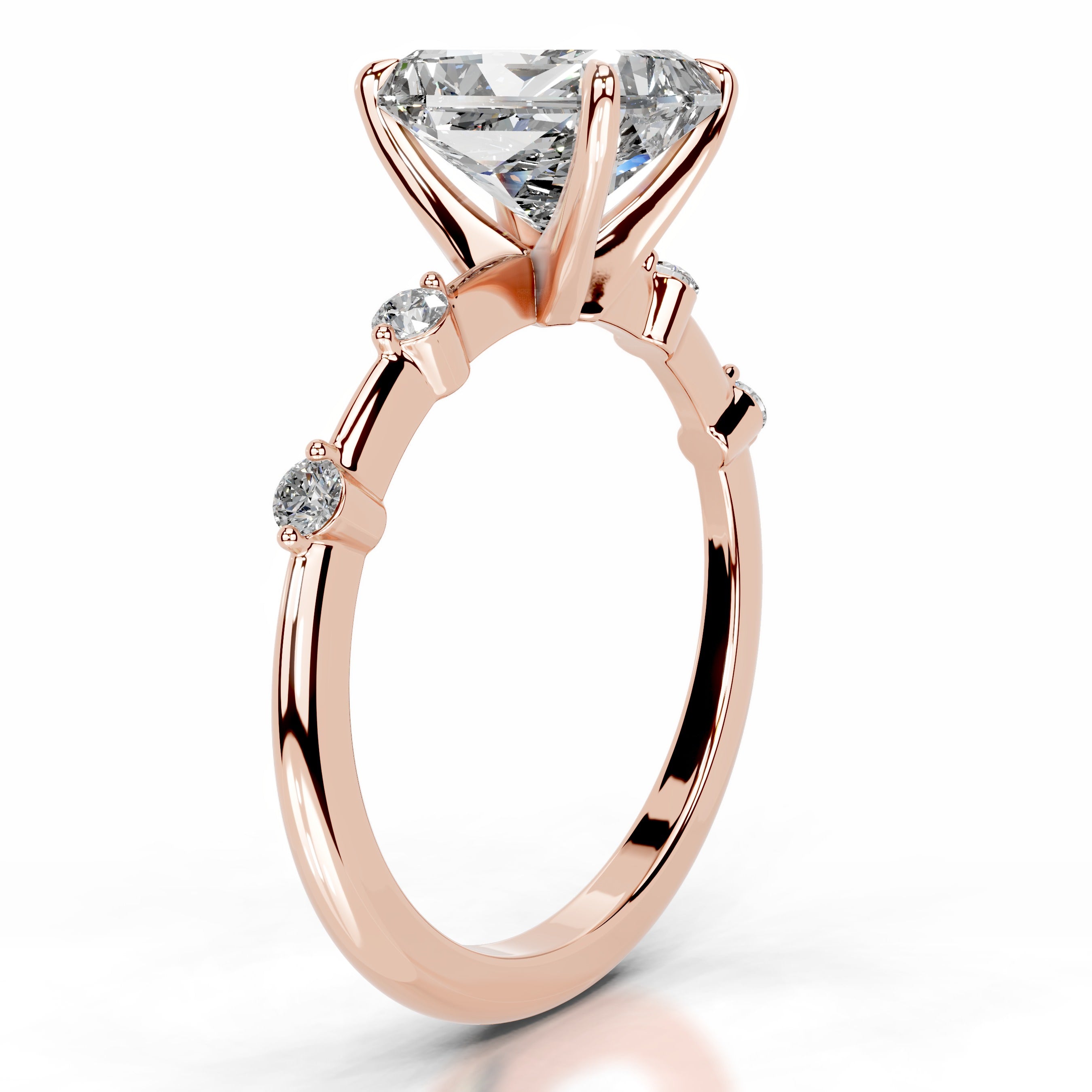 Liv Diamond Engagement Ring - 14K Rose Gold、mySite、hinf8tx79