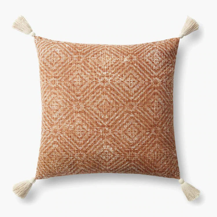 Orange Tassel Cotton Pillow、mySite、gigharbornorthrealestate