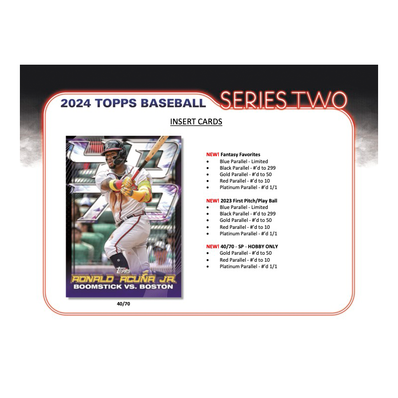 2024 Topps Series 2 Baseball Jumbo 6 Box Case、mySite、waistdrama