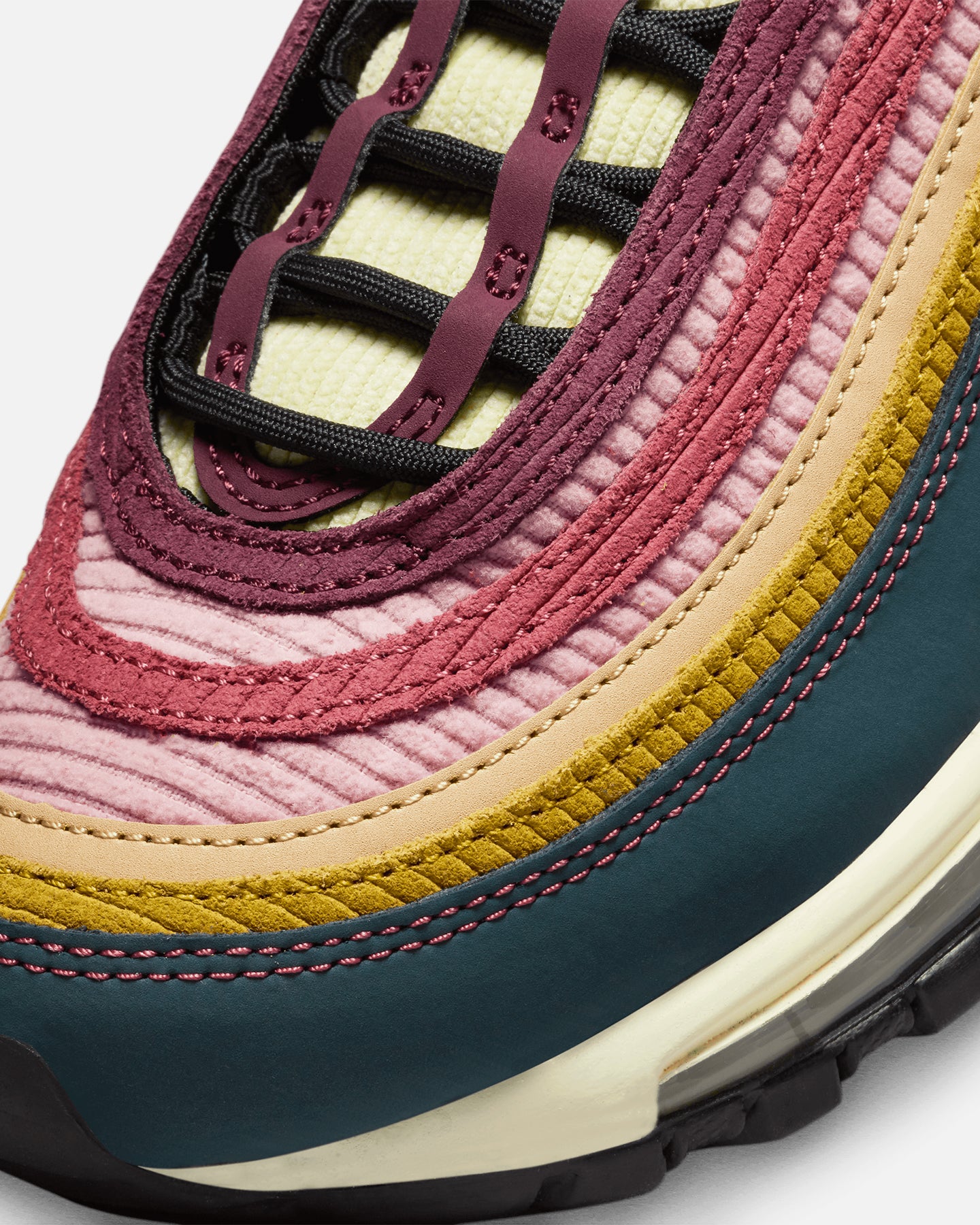 Nike Women's Air Max 97 CordAiroy Deep Jungle/White、mySite、zt4zffjzw