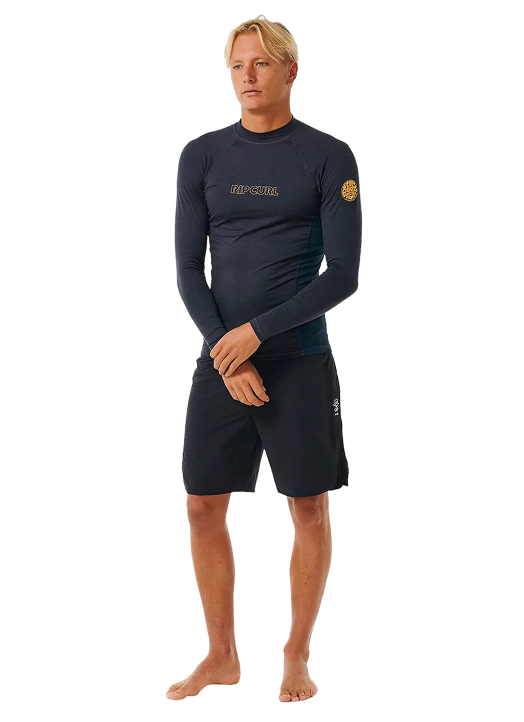 Rip Curl Men's Dawn Patrol UPF Long Sleeve Rash Guard、mySite、noshort