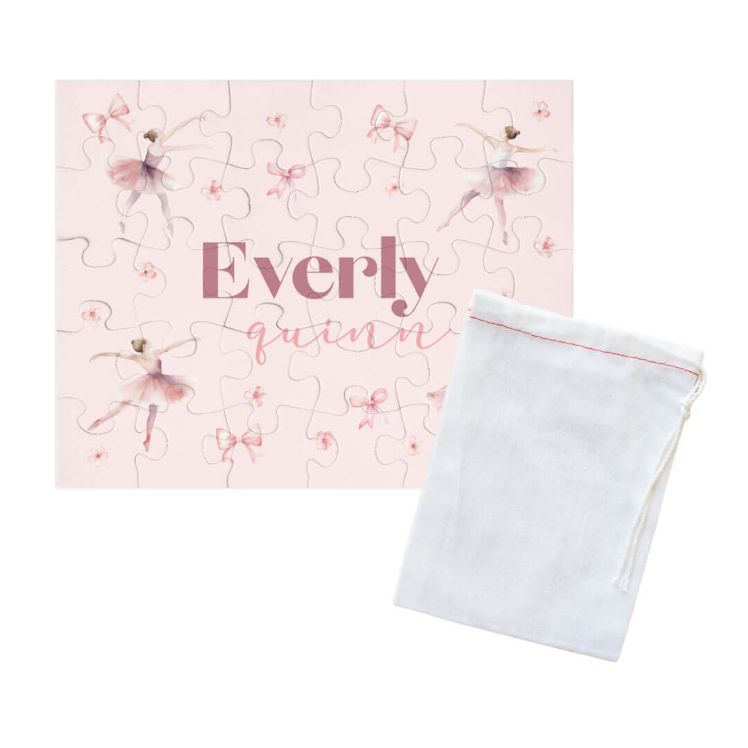  Kids Personalized 30 Piece Puzzle | Ballet & Bows、mySite、layawaytickets