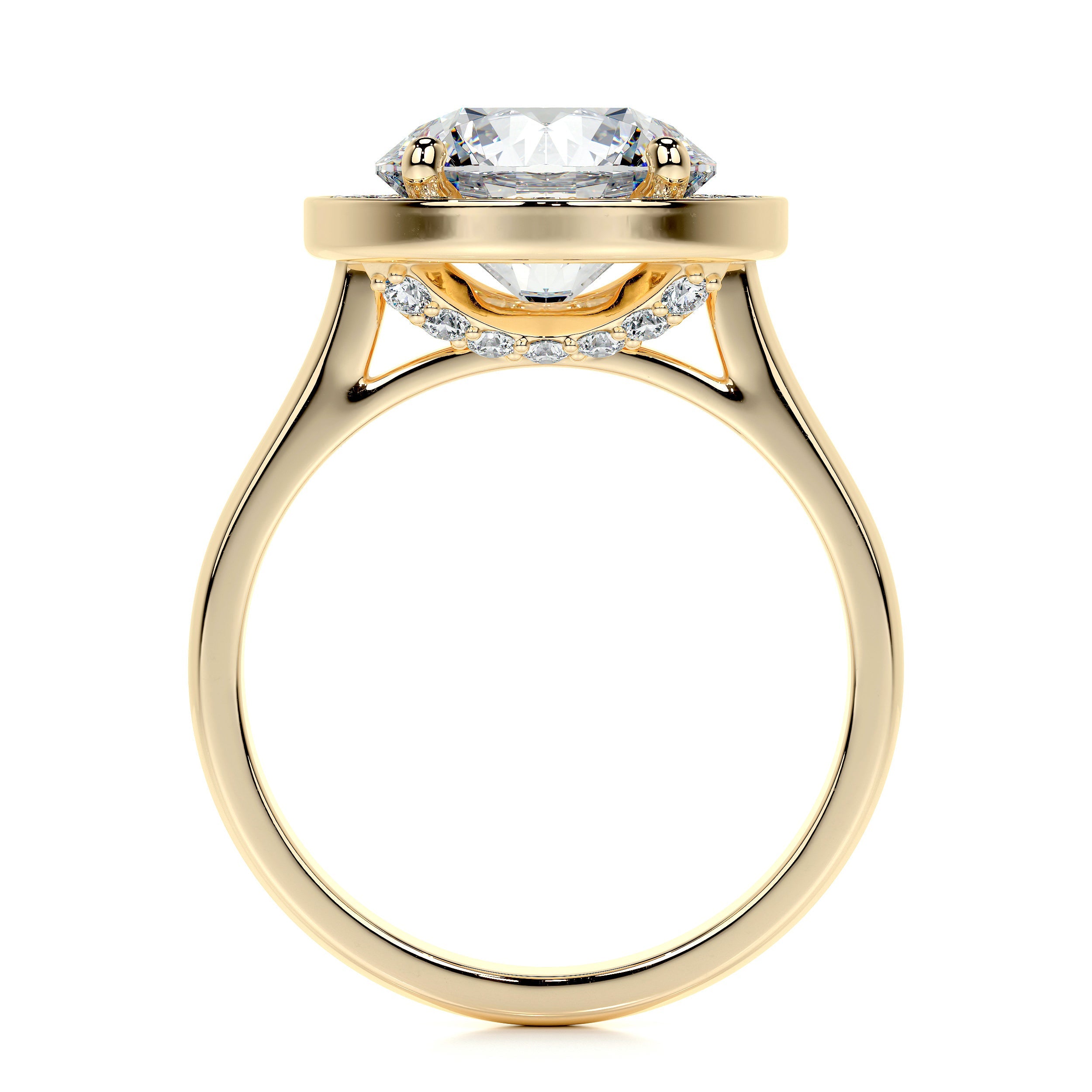 Charlie Lab Grown Diamond Ring -18K Yellow Gold、mySite、hinf8tx79