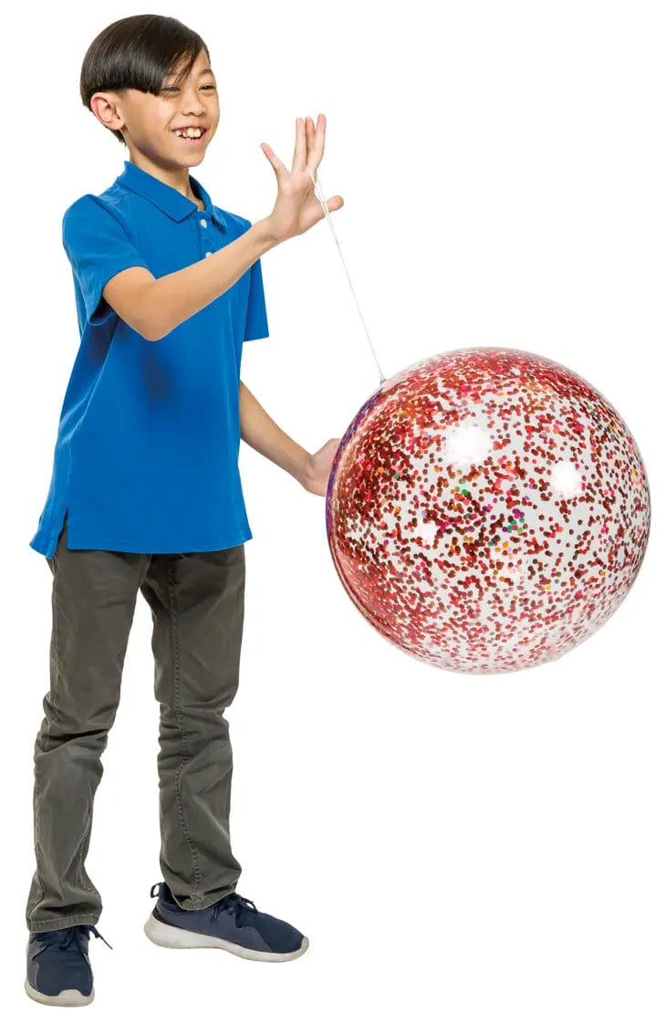 Glittery Jumbo 22 Punch Balloon, (Red, Blue, Silver)、mySite、g9winljtr