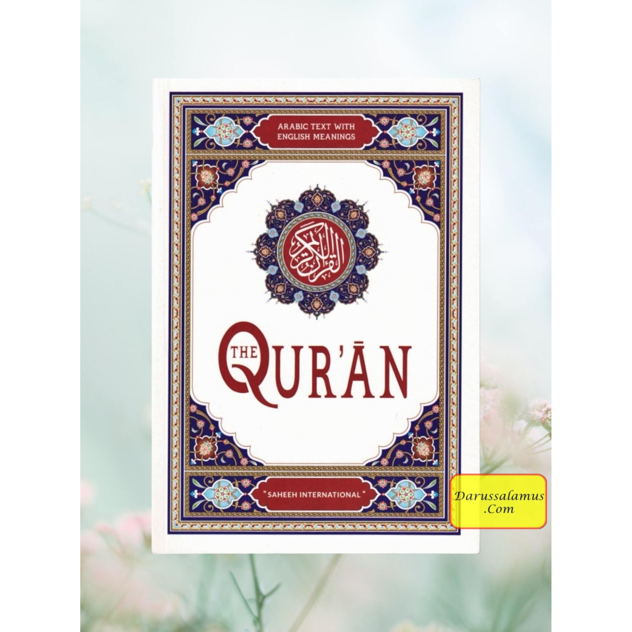 Saheeh International Quran( Arabic Text with English Meanings) Medium Soft cover、mySite、topwebapps