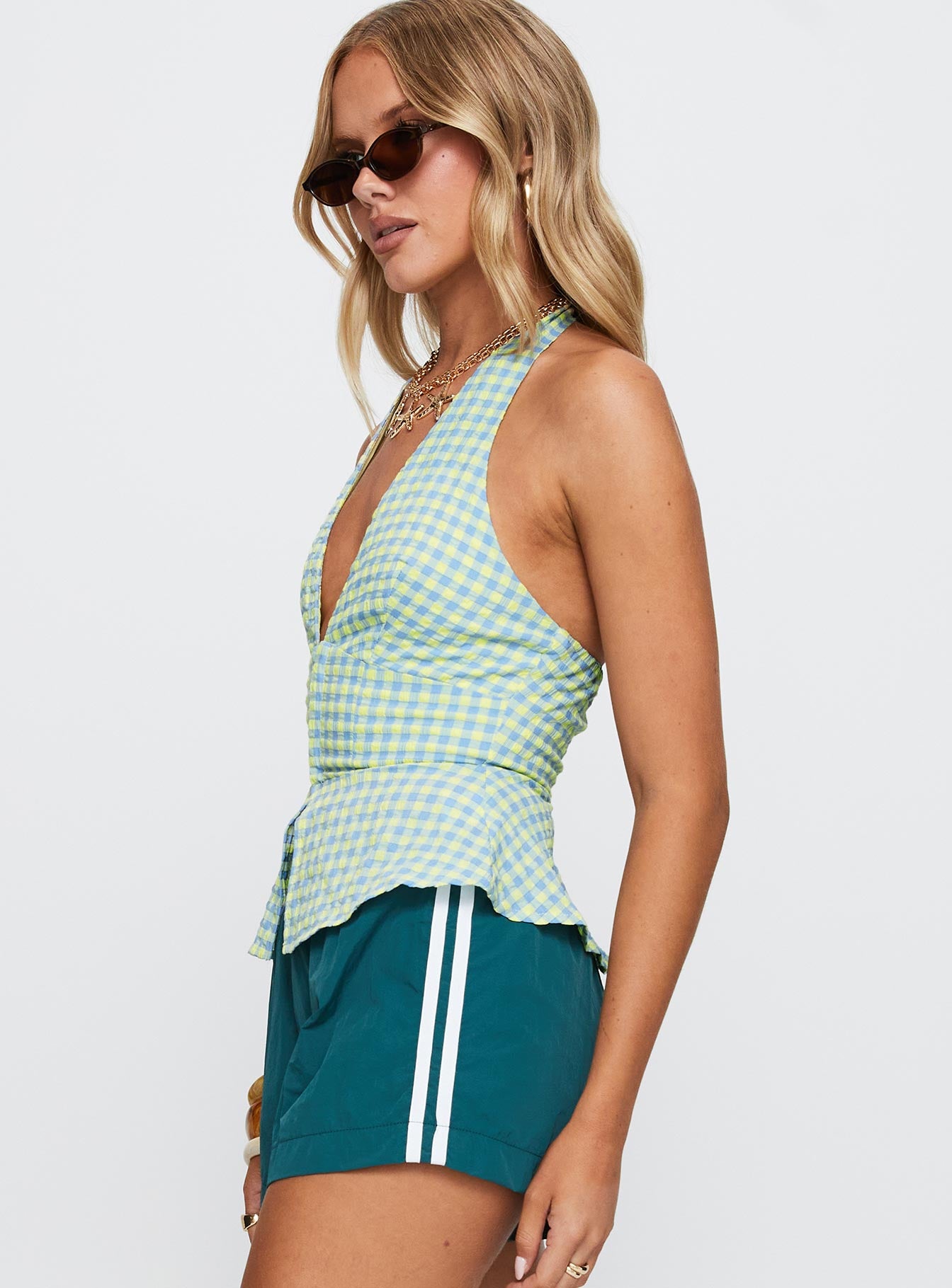 Becci Halter Top Multi、mySite、solidvoid