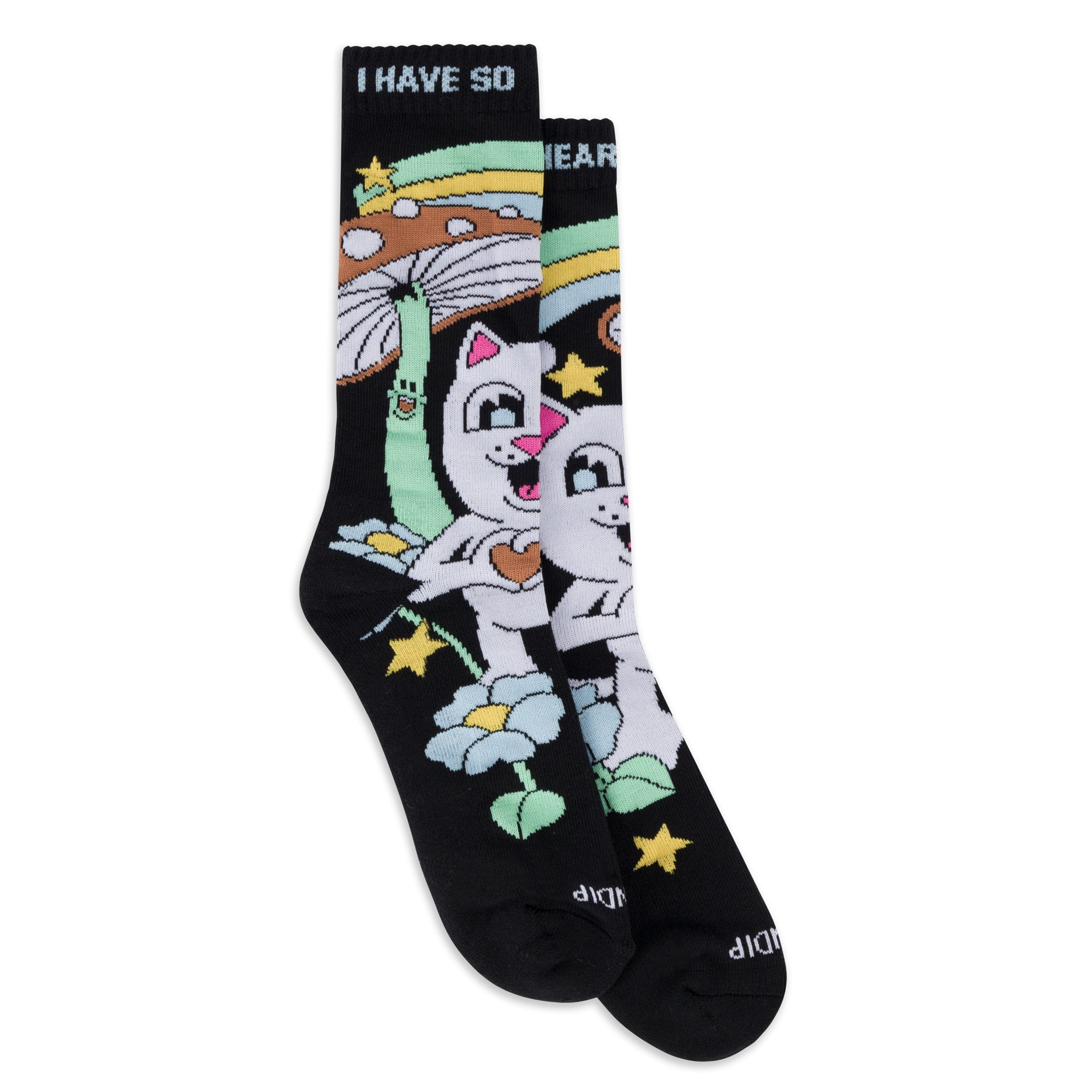  So Mushroom Socks (Black)、mySite、merchandisen