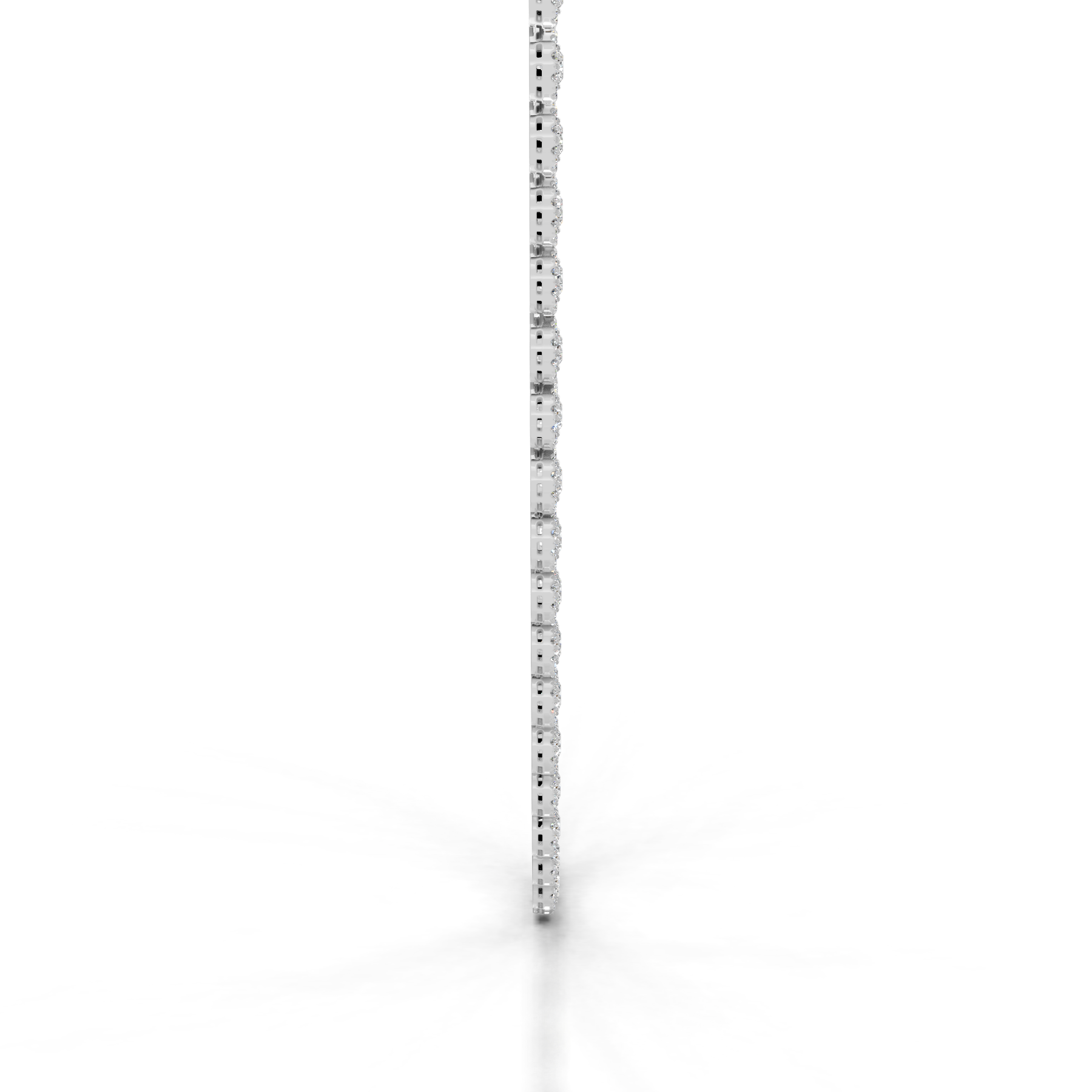 Gaynelle Diamond Tennis Collier (10 Carat) -14K White Gold、mySite、hinf8tx79