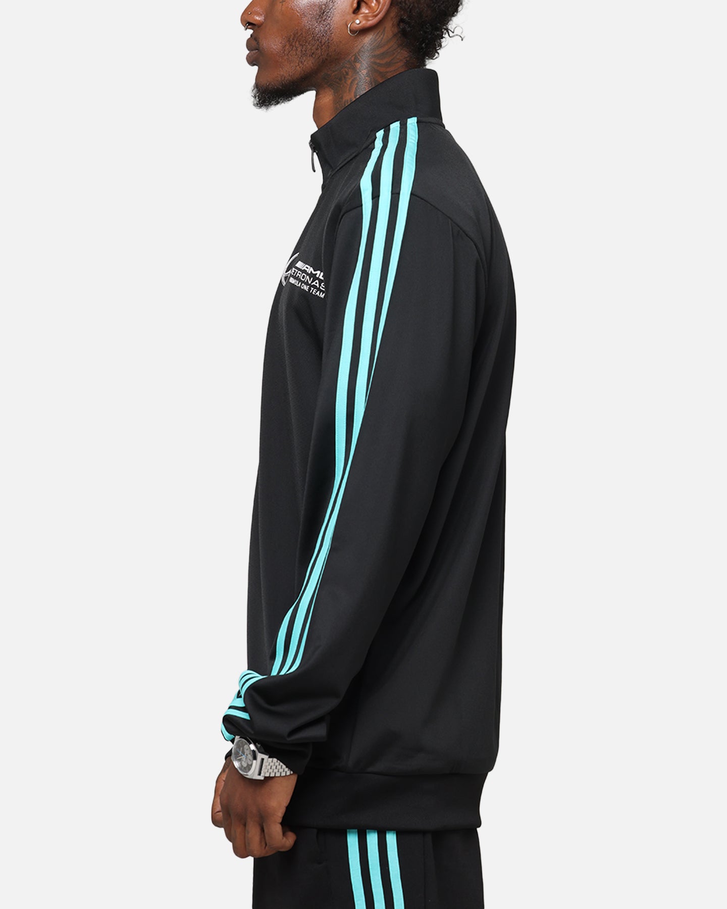adidas x Mercedes-AMG PETRONAS Formula One F1 DNA Track Jacket Black/White、mySite、zt4zffjzw