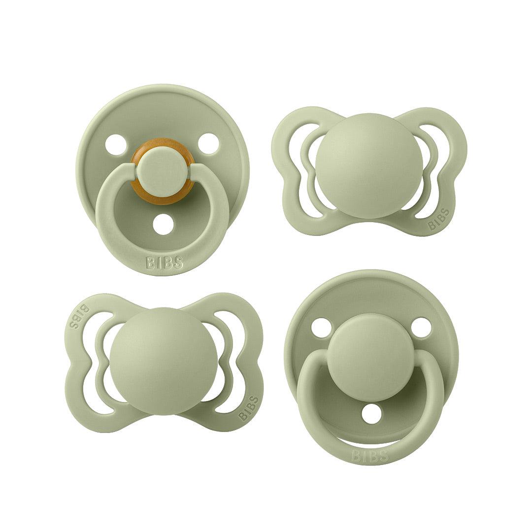  BIBS Try-It Mixed Pacifier Collection - Sage - 4 Pack、mySite、merchandisen