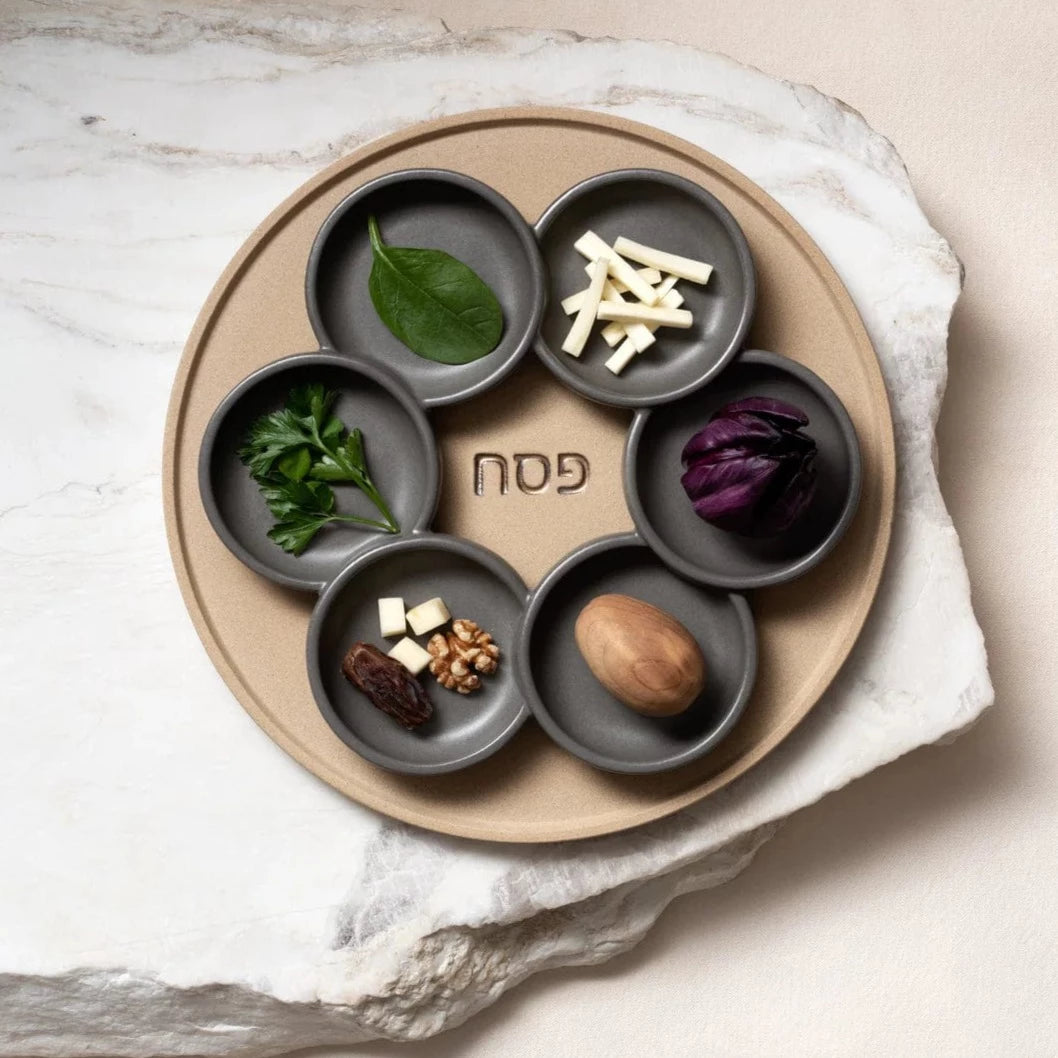 Stoneware Seder Plate by Via Maris、mySite、topwebapps