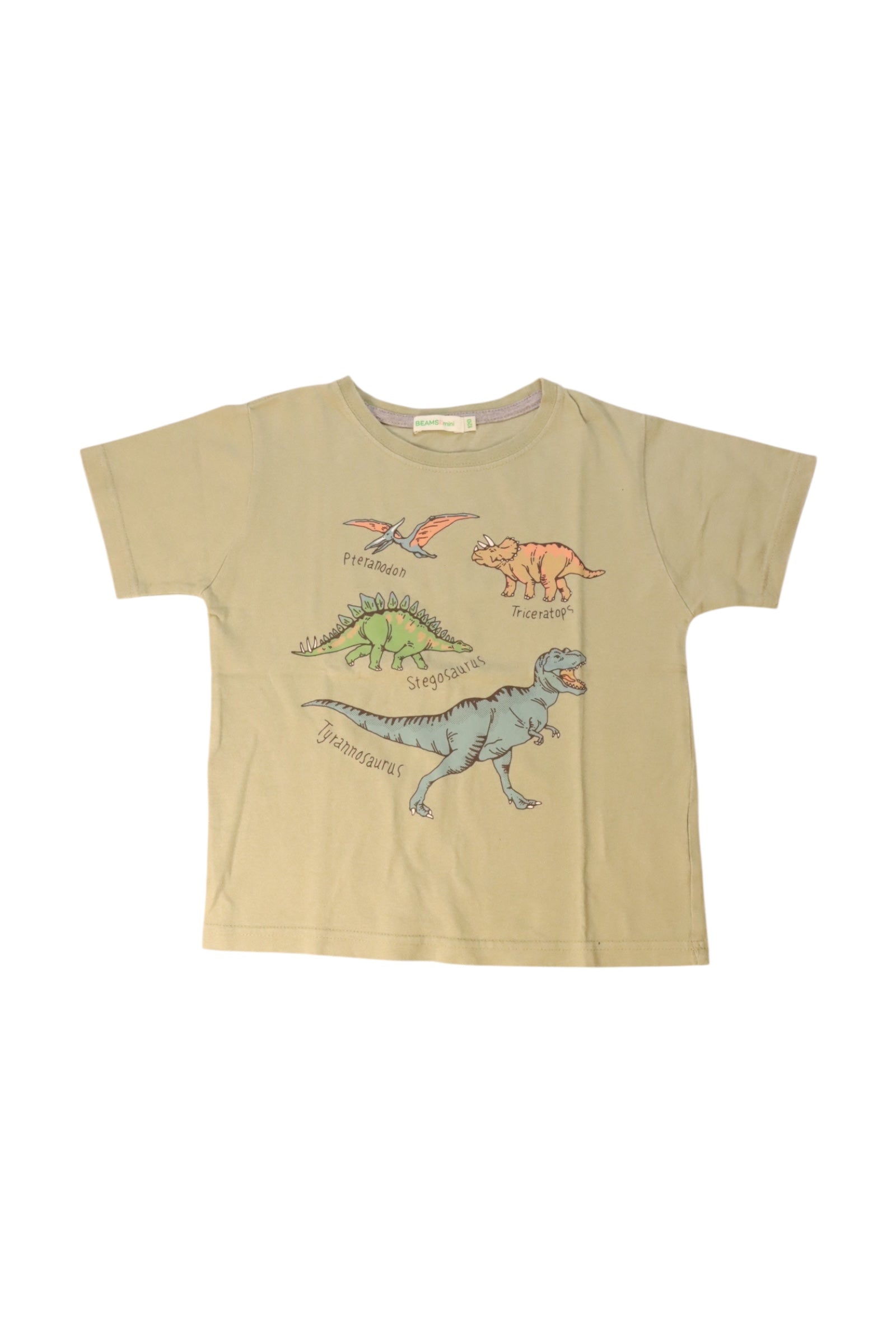 BEAMS Dinosaur Short Sleeve T-Shirt Size 5-6T、mySite、g9winljtr