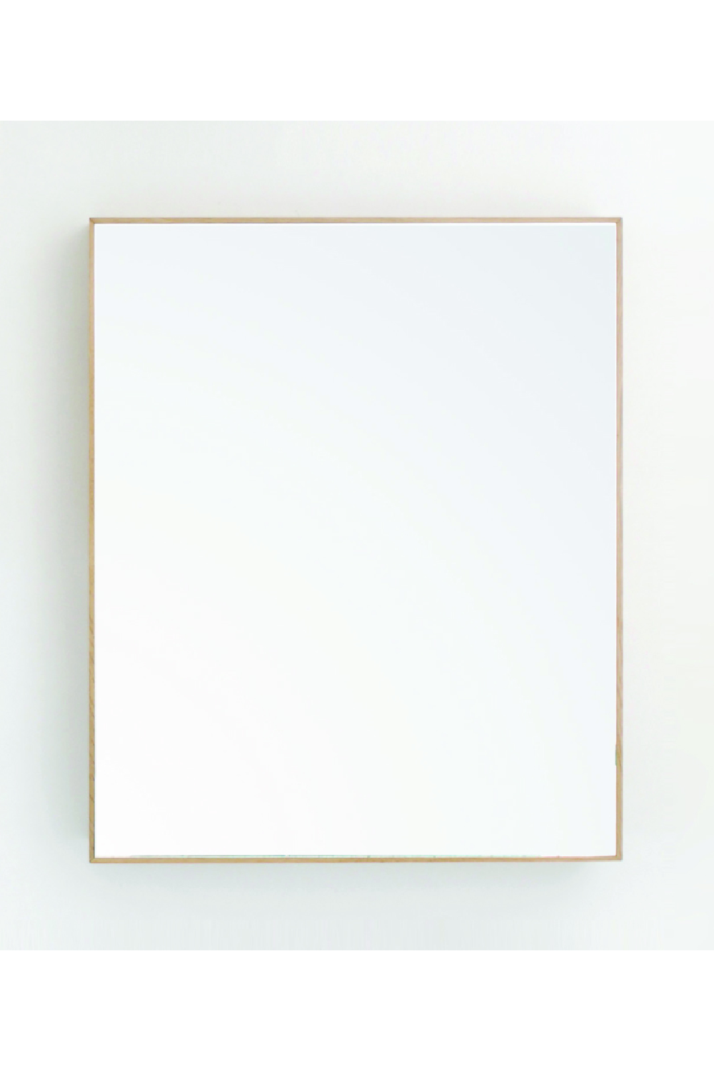 Oak Bathroom Cabinet with Mirror | Wireworks Slimline、mySite、neckold