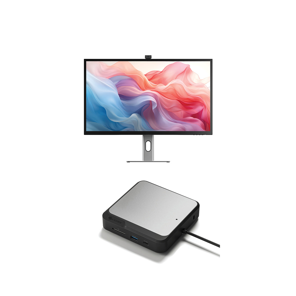 Clarity Max Touch 32 UHD 4K Monitor with USB-C Power Delivery, Webcam and Touch Screen + Dual 4K Universal Docking Station _ DisplayPort Edition、mySite、fannypackpong