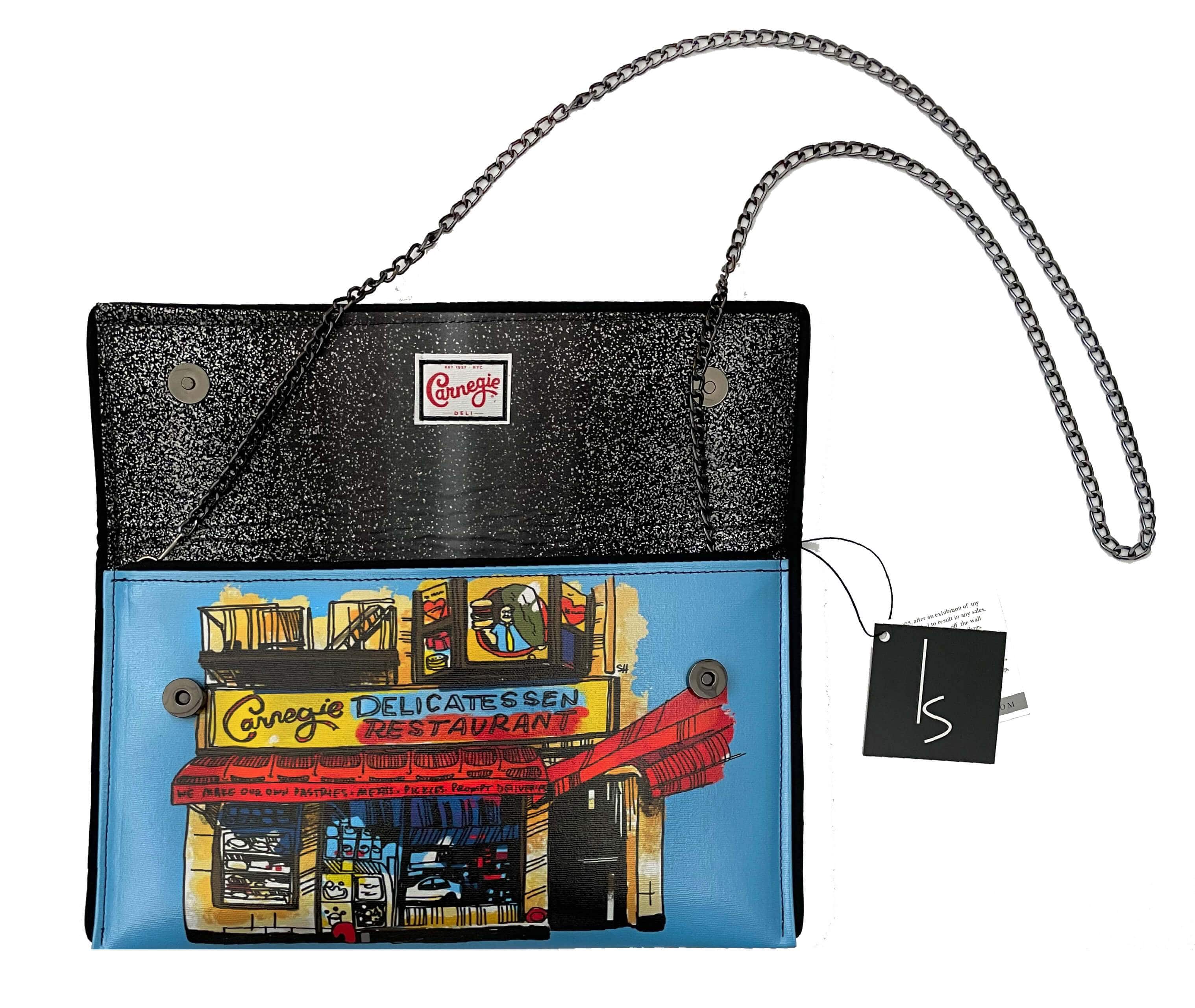 Carnegie Deli Clutch by Kent Stetson - Blue or Black、mySite、topwebapps