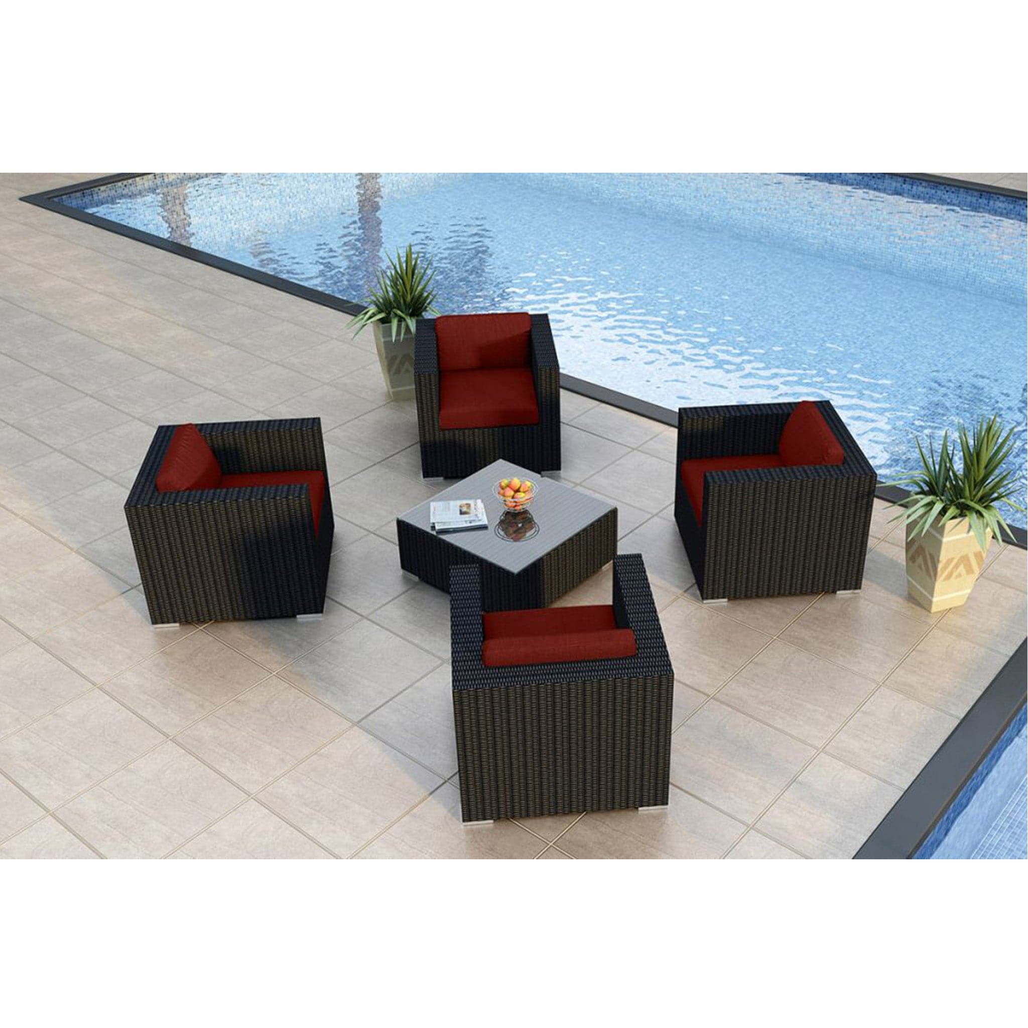 Urbana 5 Piece 4-Seat Club Chair Set、mySite、neckold
