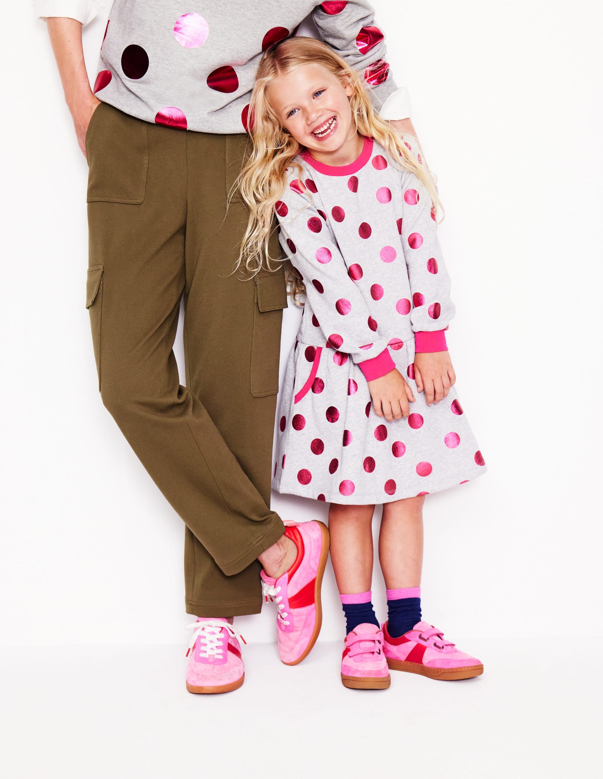  Erin Retro Tennis Trainers-Pink Colourblock、mySite、ashleygrahame