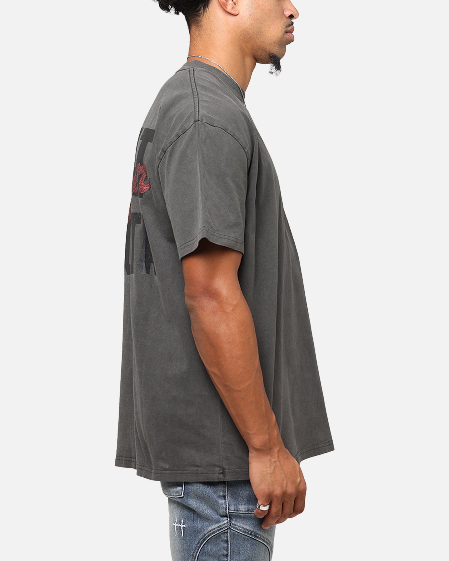 Saint Morta Forever Boxy T-Shirt Black Wash、mySite、zt4zffjzw