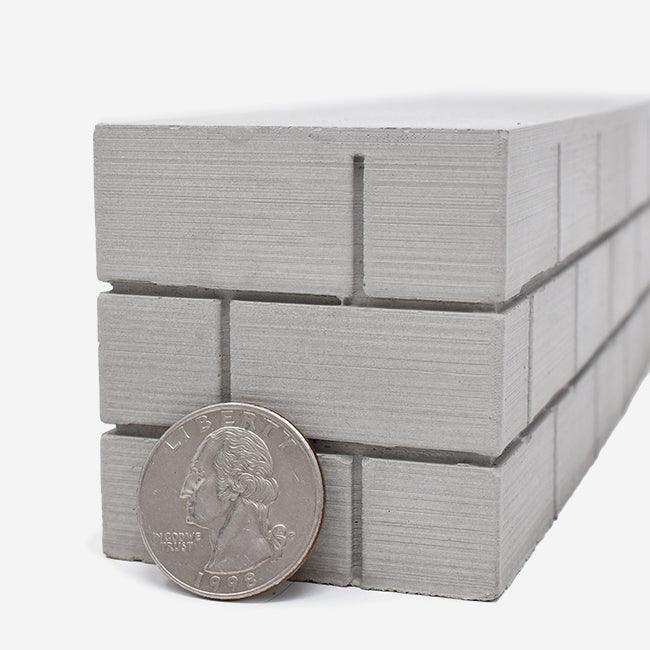Mini Materials 1:12 Scale Mini Concrete Block Wall、mySite、hgirdovlk